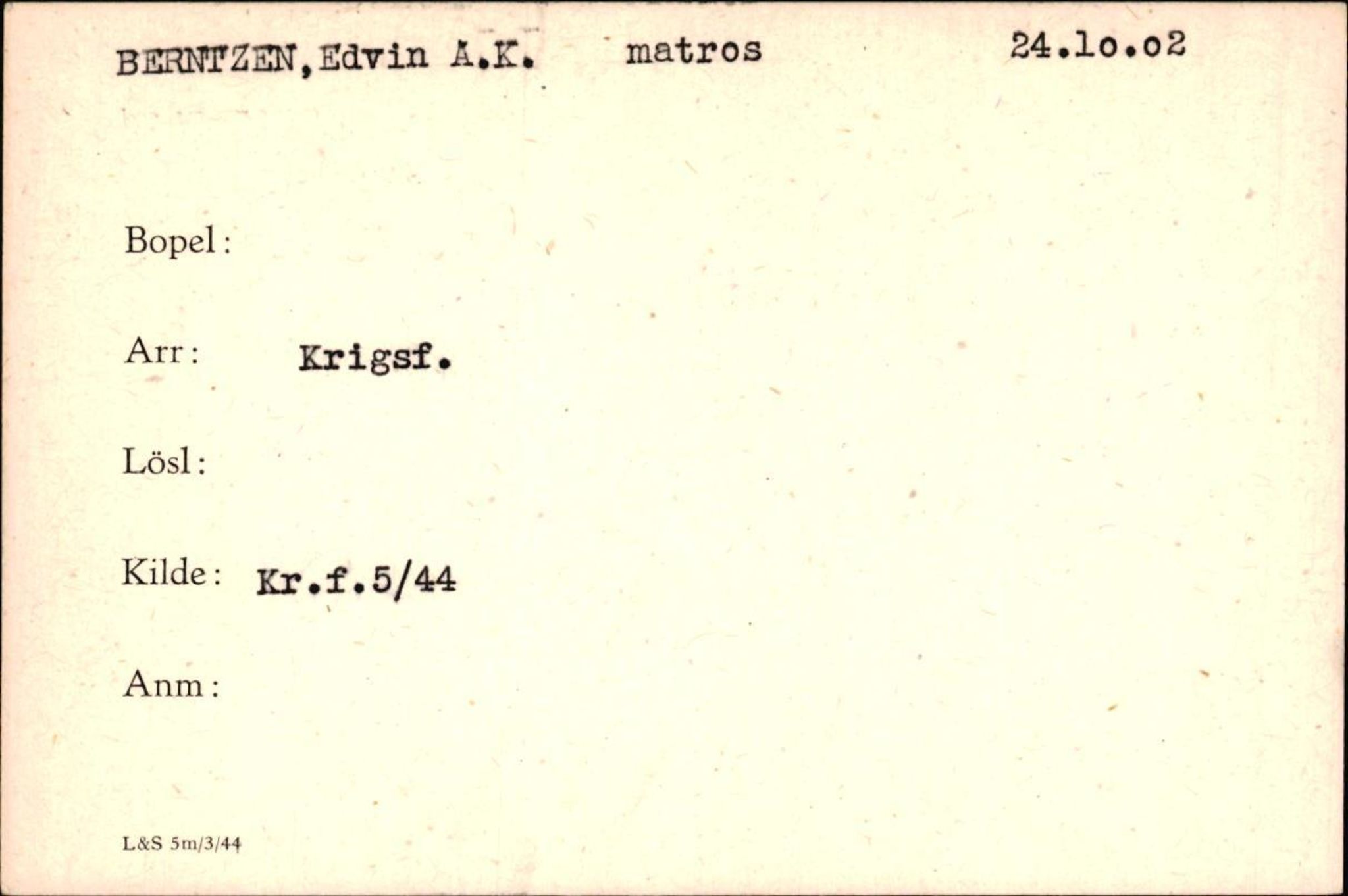 Forsvaret, Forsvarets krigshistoriske avdeling, AV/RA-RAFA-2017/Y/Yf/L0200: II-C-11-2102  -  Norske krigsfanger i Tyskland, 1940-1945, p. 87