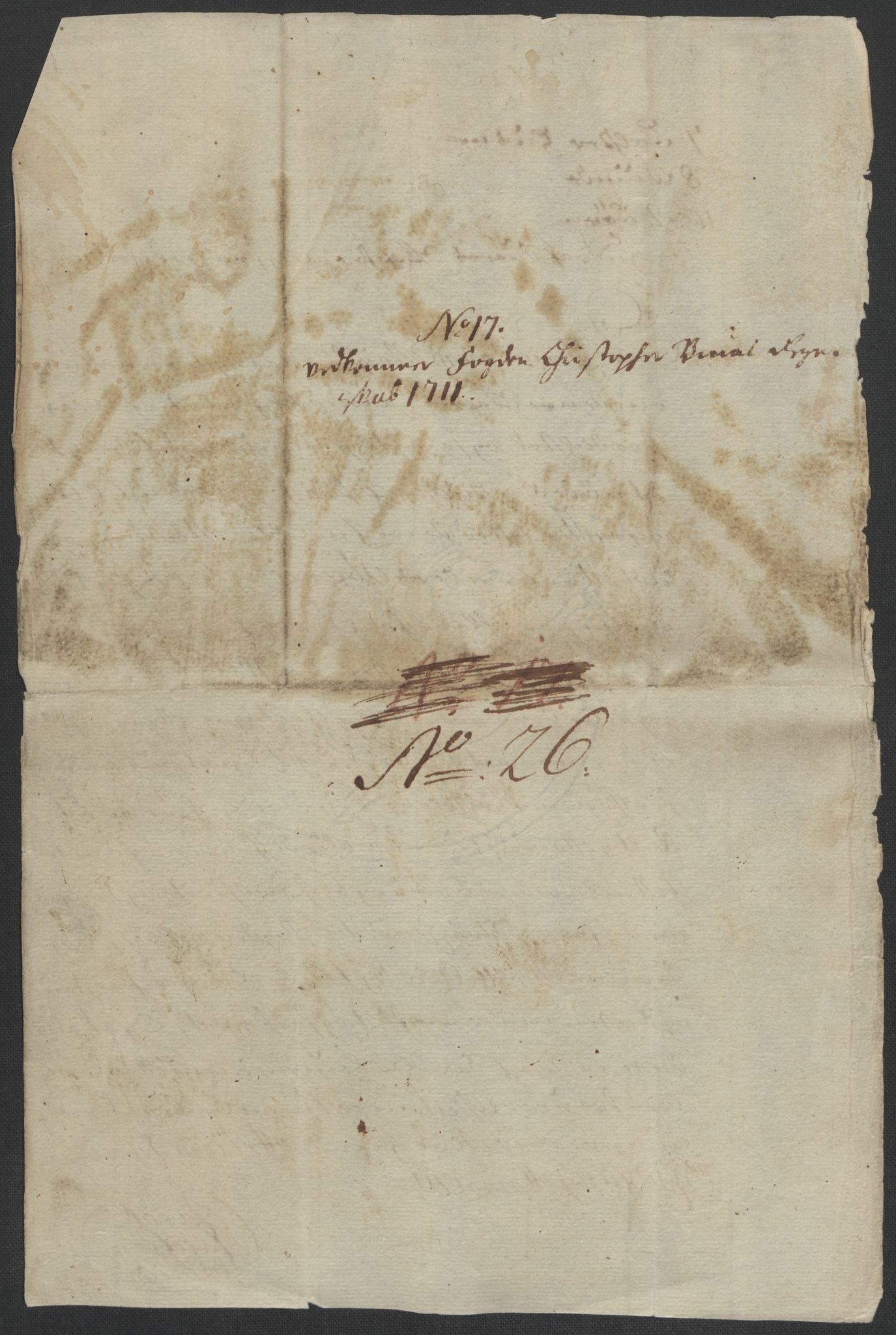 Rentekammeret inntil 1814, Reviderte regnskaper, Fogderegnskap, AV/RA-EA-4092/R17/L1180: Fogderegnskap Gudbrandsdal, 1711, p. 164