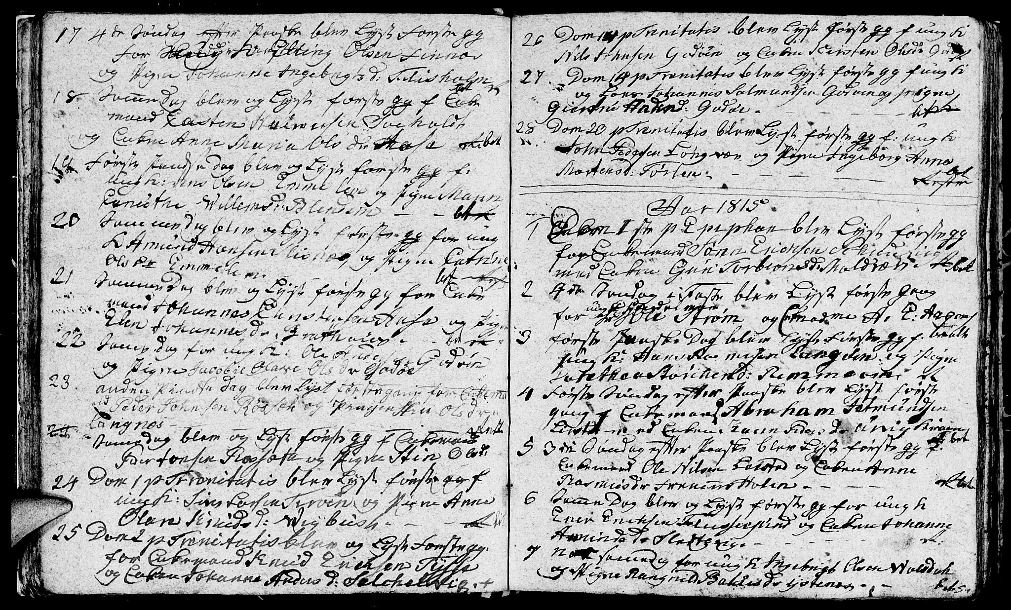 Ministerialprotokoller, klokkerbøker og fødselsregistre - Møre og Romsdal, AV/SAT-A-1454/528/L0422: Parish register (copy) no. 528C03, 1801-1825