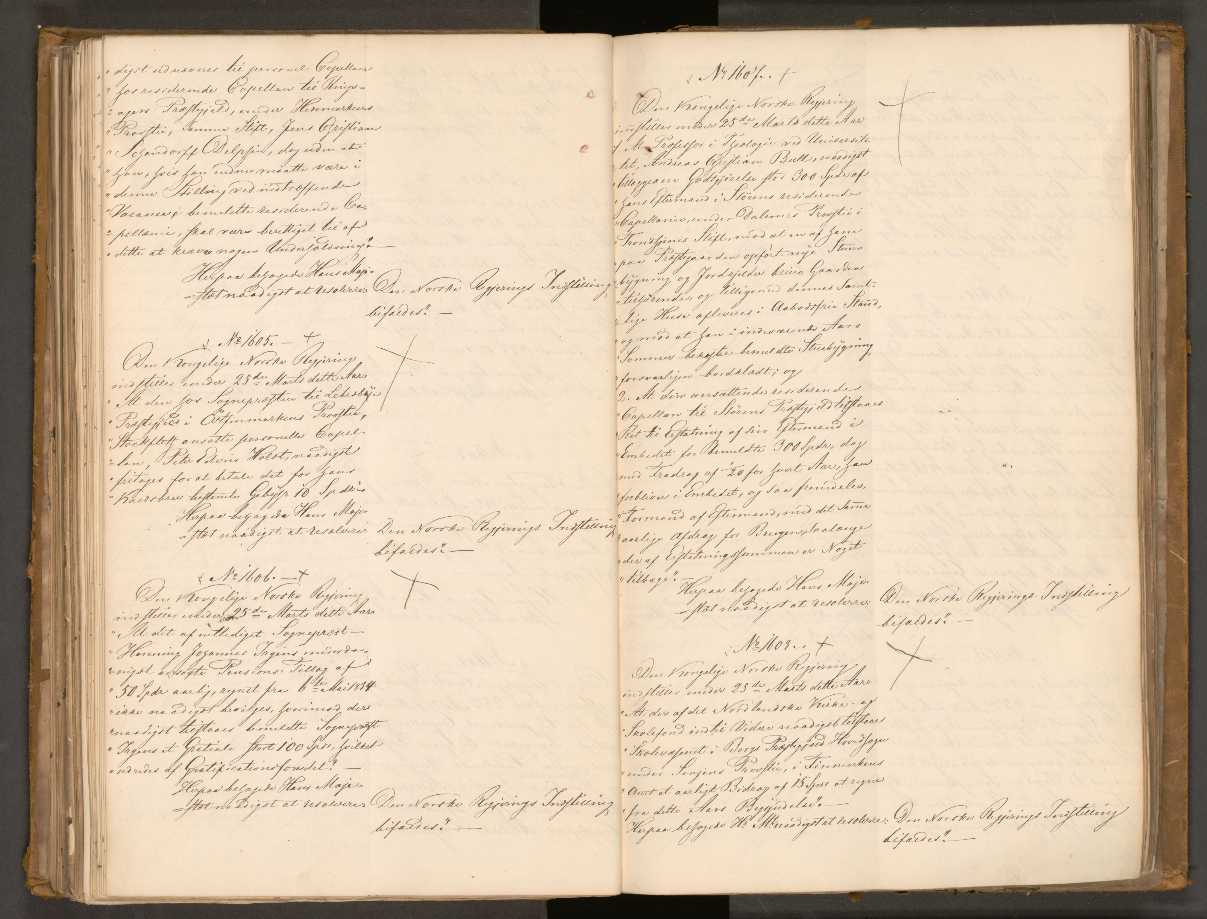 Statsrådssekretariatet, AV/RA-S-1001/A/Ab/L0044: Kgl. res. nr. 1193-1948, 1. halvår, 1837