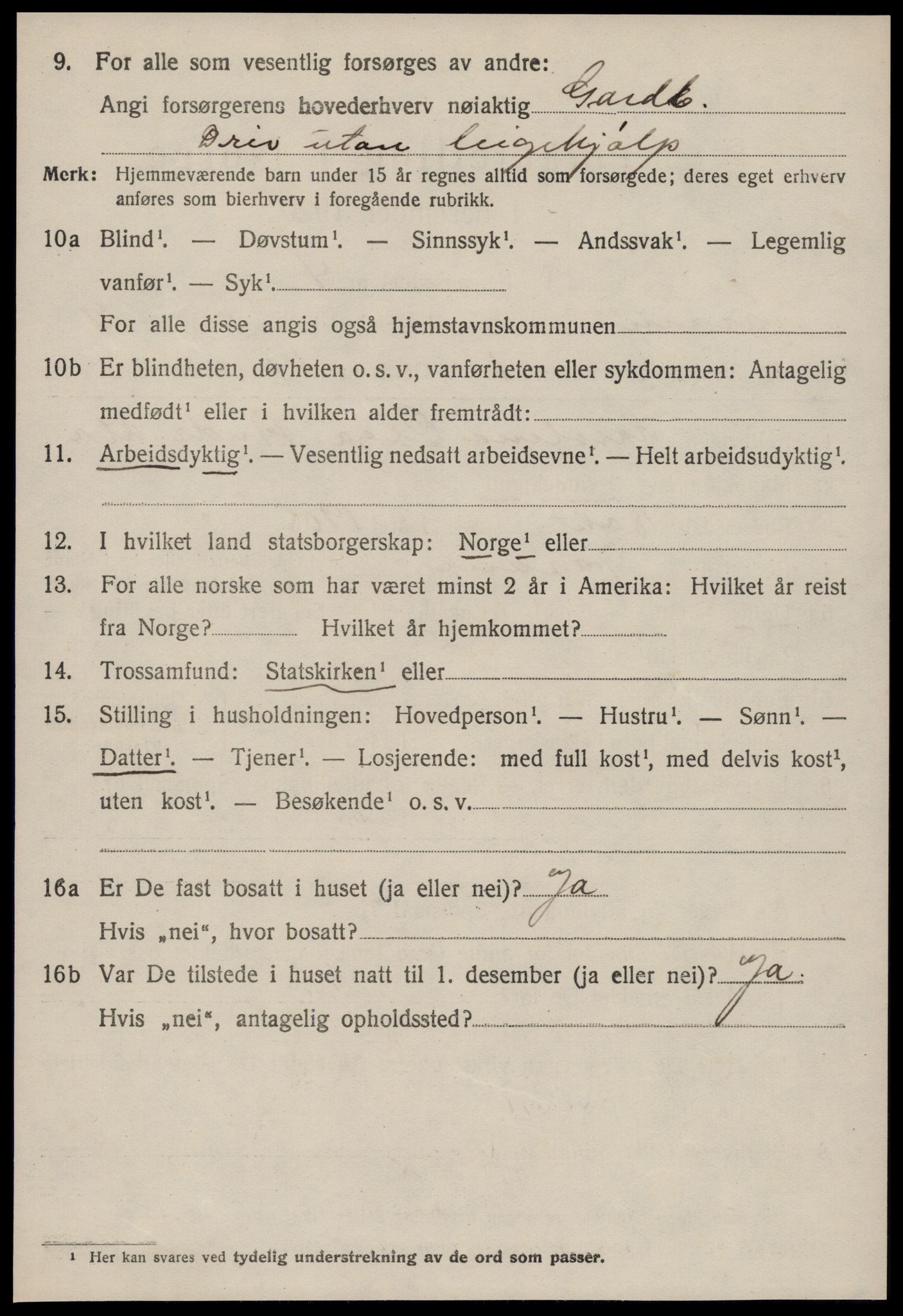 SAT, 1920 census for Haram, 1920, p. 5054