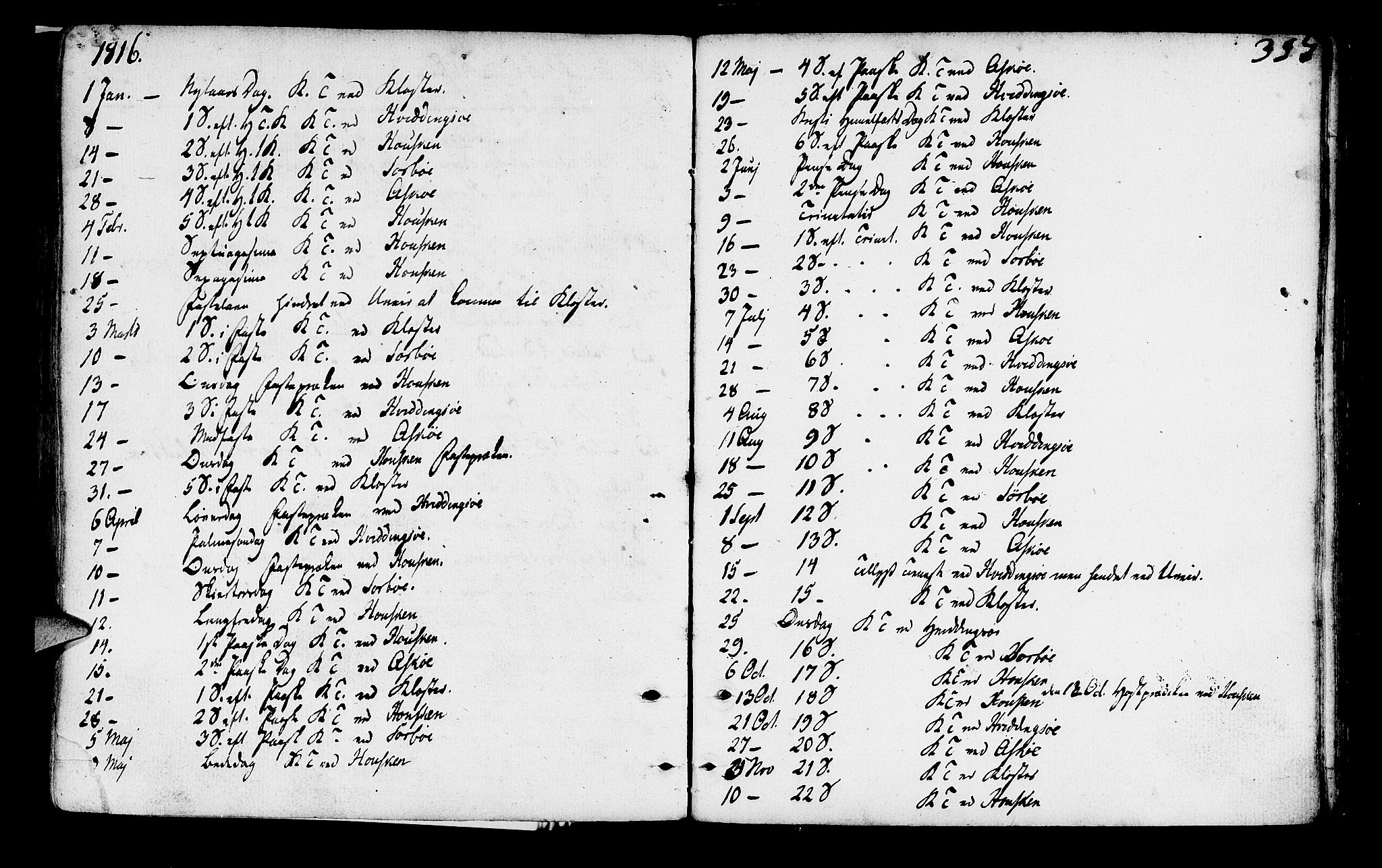 Rennesøy sokneprestkontor, SAST/A -101827/H/Ha/Haa/L0003: Parish register (official) no. A 3, 1772-1815, p. 357