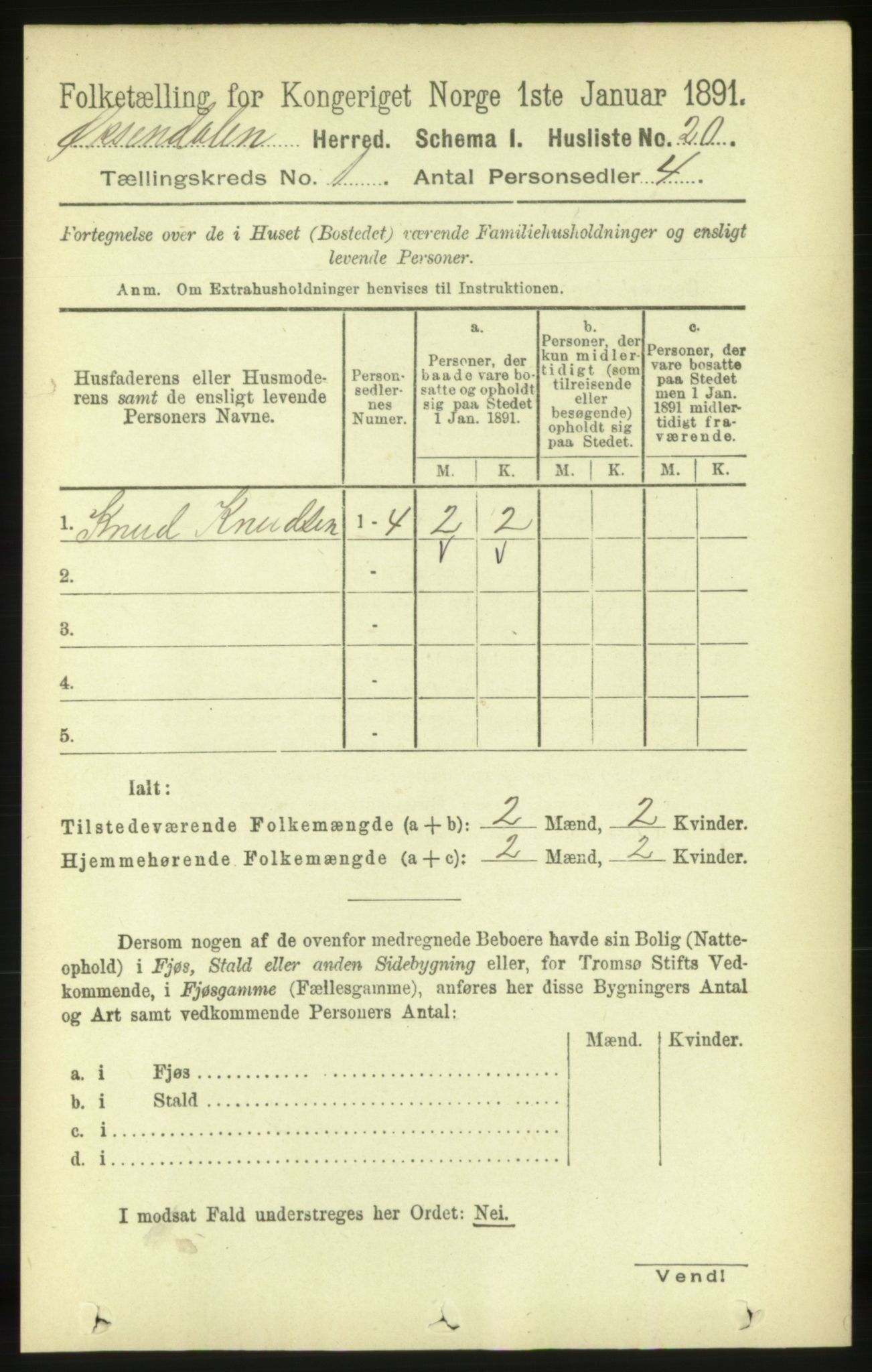 RA, 1891 census for 1561 Øksendal, 1891, p. 37