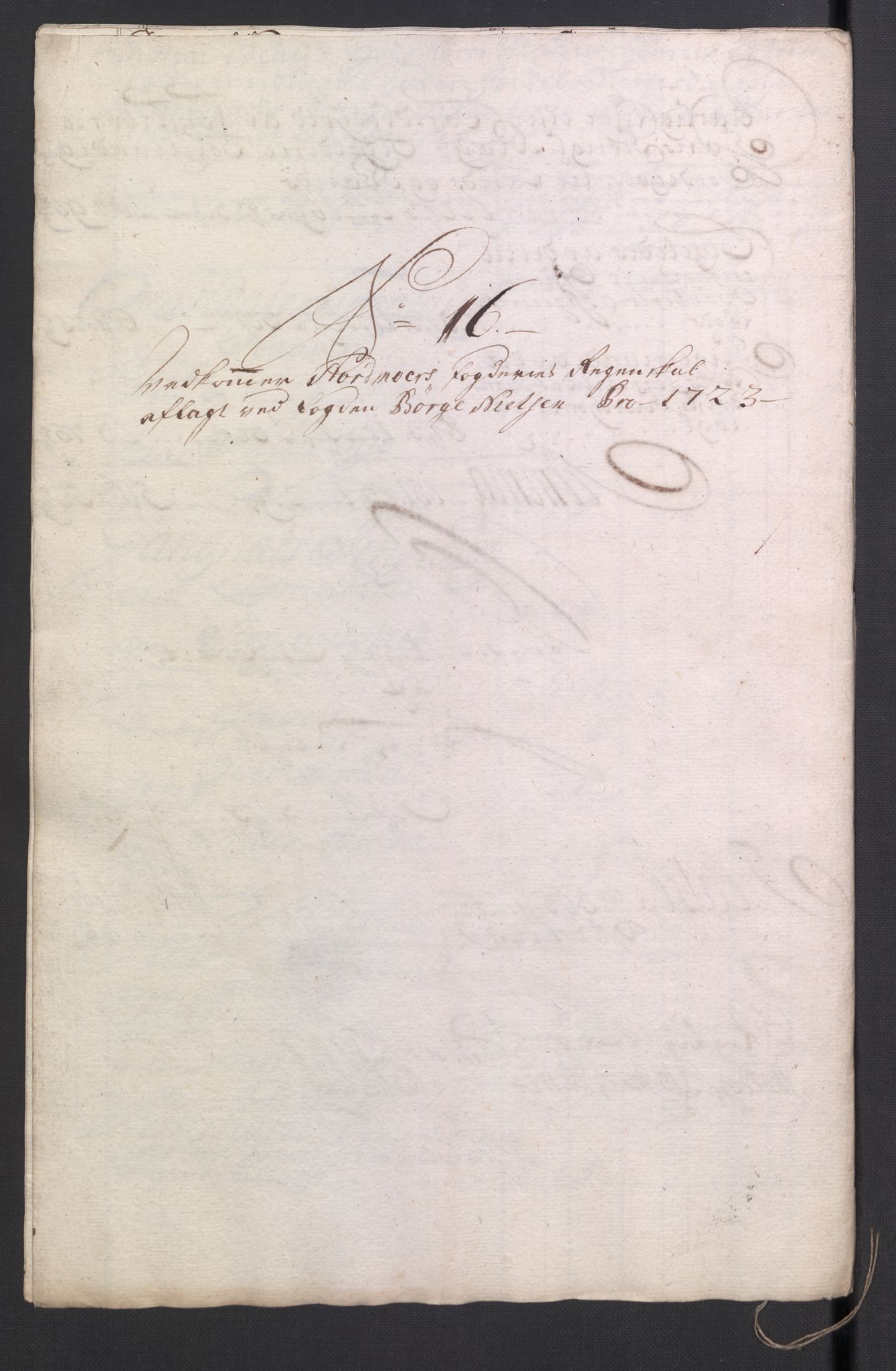 Rentekammeret inntil 1814, Reviderte regnskaper, Fogderegnskap, AV/RA-EA-4092/R56/L3756: Fogderegnskap Nordmøre, 1723, p. 154