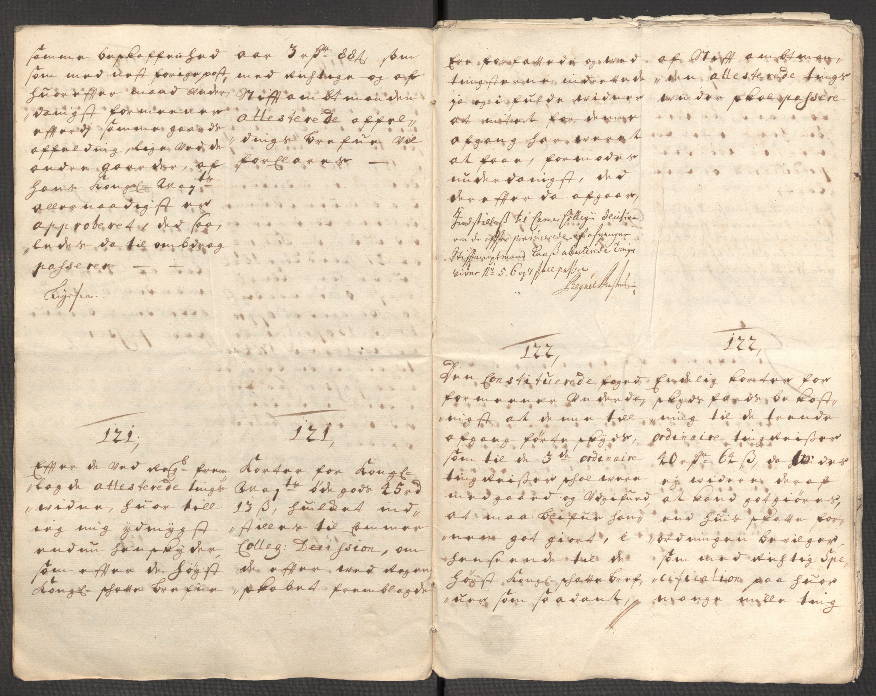 Rentekammeret inntil 1814, Reviderte regnskaper, Fogderegnskap, AV/RA-EA-4092/R64/L4425: Fogderegnskap Namdal, 1696-1698, p. 282