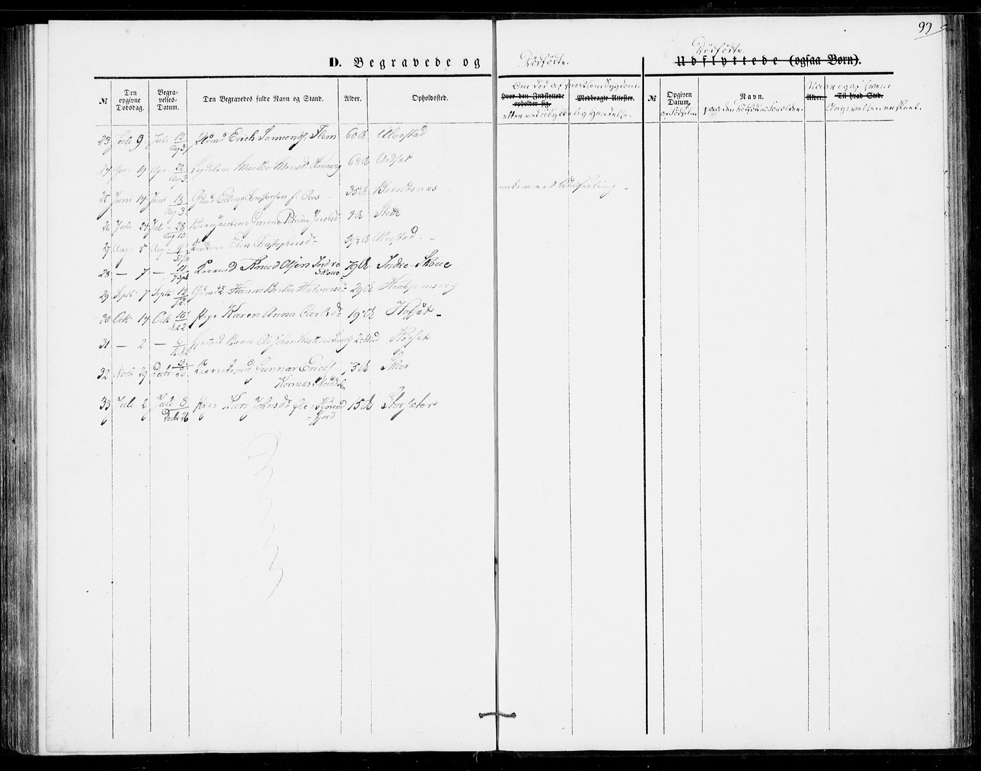 Ministerialprotokoller, klokkerbøker og fødselsregistre - Møre og Romsdal, SAT/A-1454/524/L0353: Parish register (official) no. 524A05, 1848-1856, p. 99