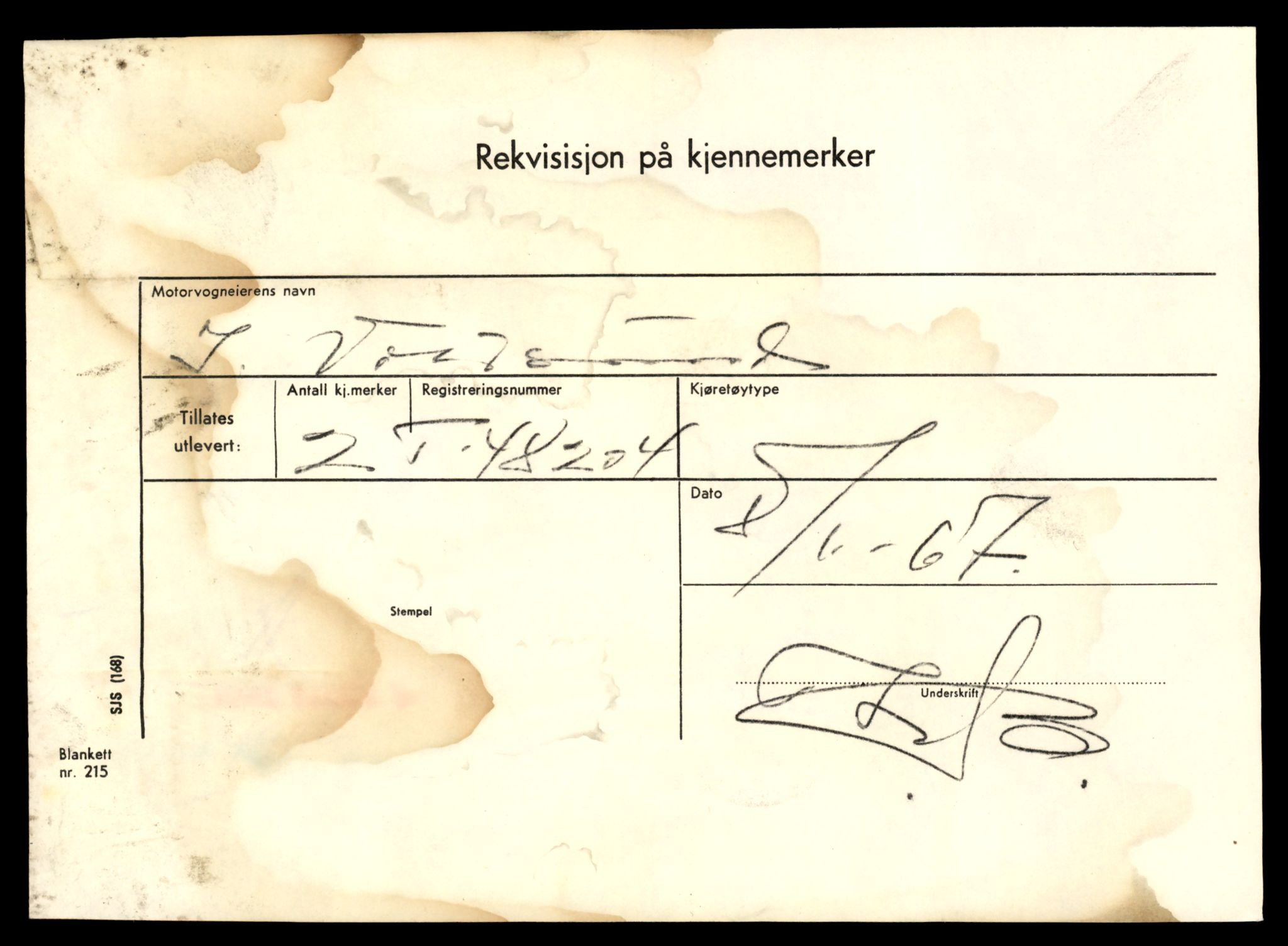 Møre og Romsdal vegkontor - Ålesund trafikkstasjon, AV/SAT-A-4099/F/Fe/L0091: Registreringskort for kjøretøy T 48202 - T 49435, 1927-1998, p. 11