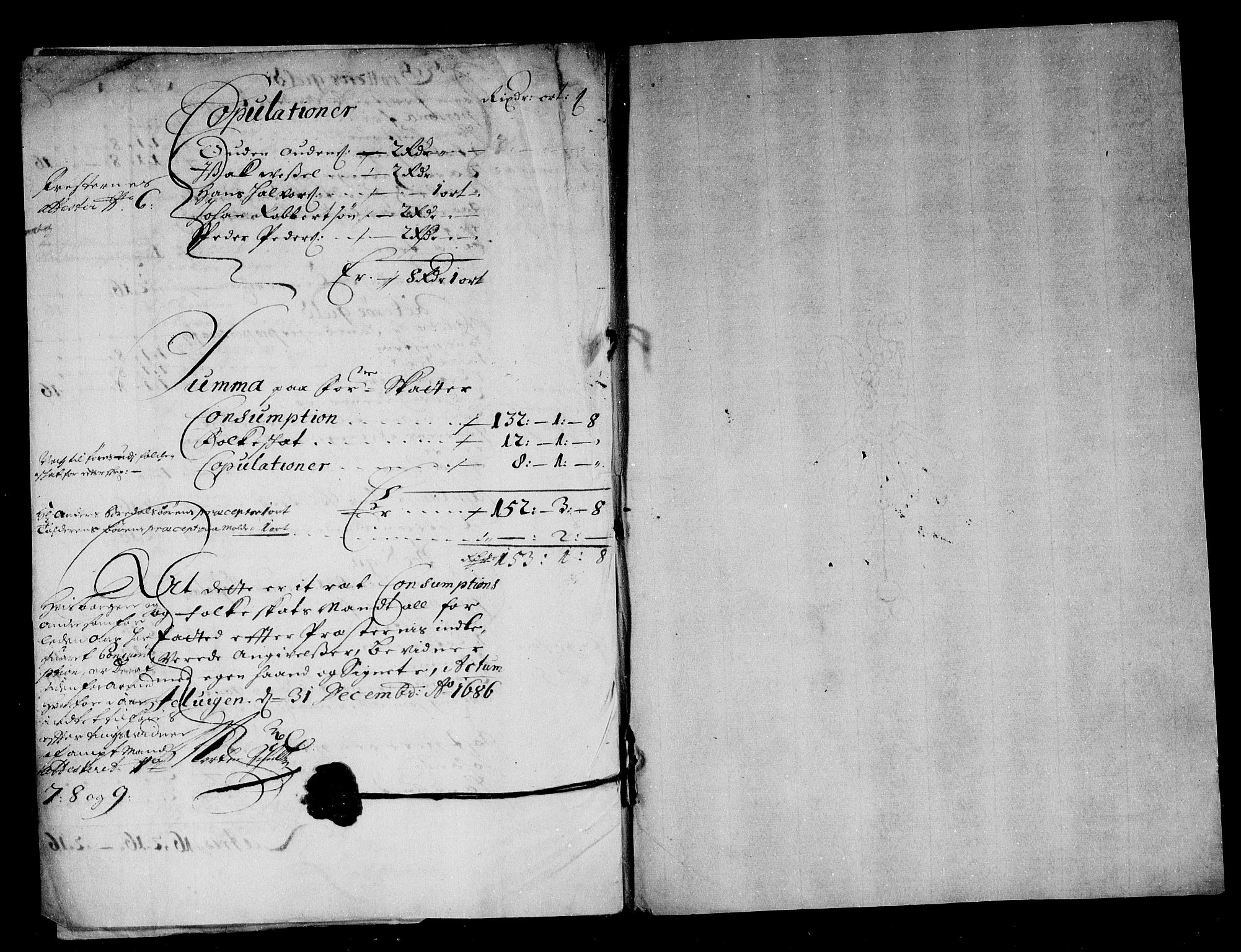 Rentekammeret inntil 1814, Reviderte regnskaper, Stiftamtstueregnskaper, Trondheim stiftamt og Nordland amt, AV/RA-EA-6044/R/Rg/L0084: Trondheim stiftamt og Nordland amt, 1686