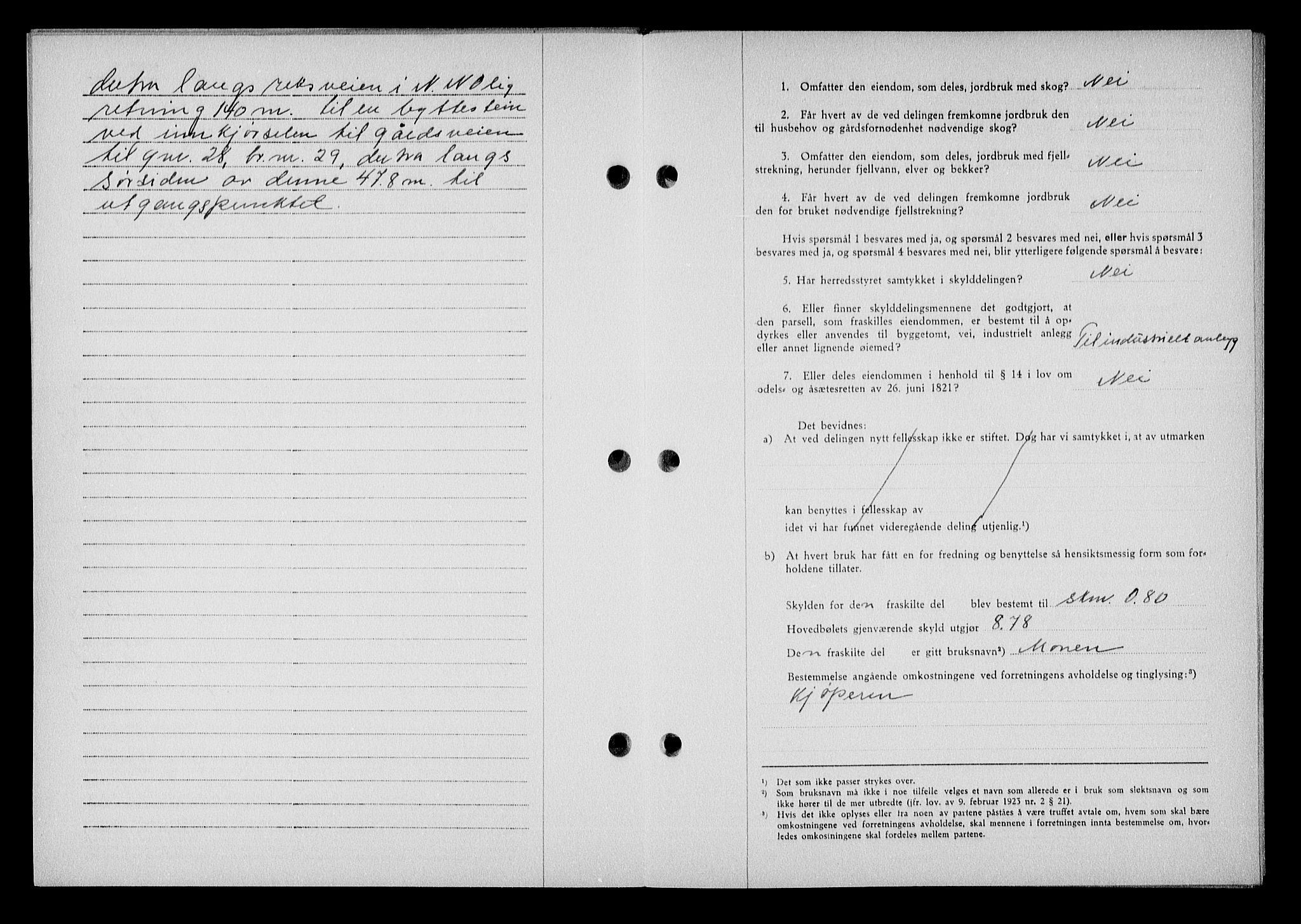 Nedenes sorenskriveri, AV/SAK-1221-0006/G/Gb/Gba/L0051: Mortgage book no. A-V, 1943-1944, Diary no: : 70/1944