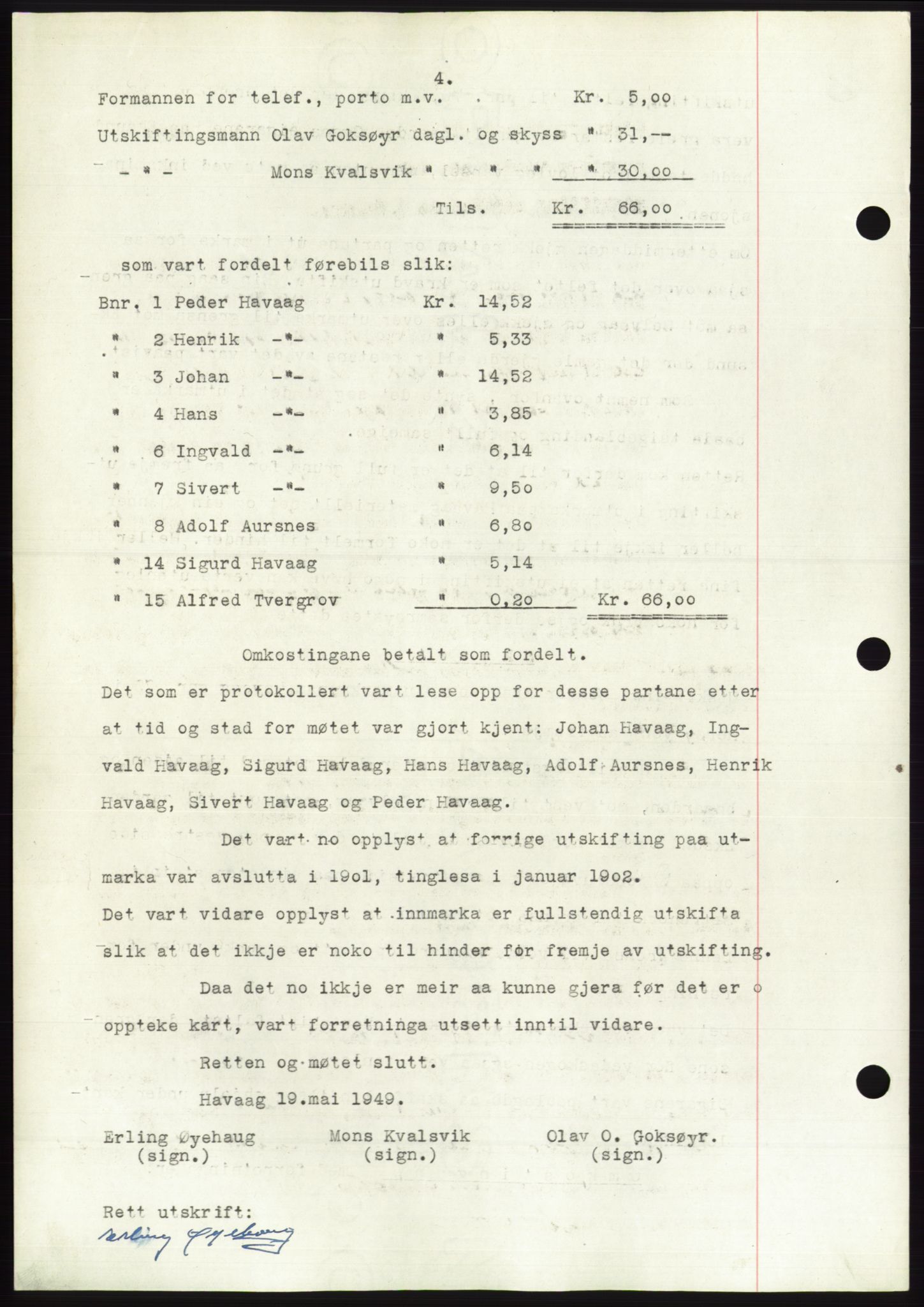 Søre Sunnmøre sorenskriveri, AV/SAT-A-4122/1/2/2C/L0100: Mortgage book no. 26A, 1954-1955, Diary no: : 467/1955