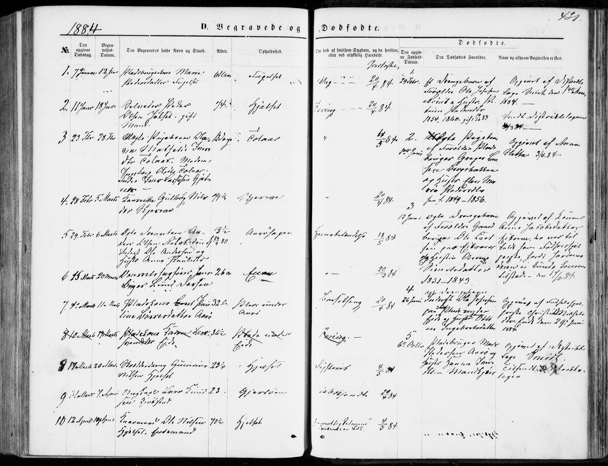 Ministerialprotokoller, klokkerbøker og fødselsregistre - Møre og Romsdal, SAT/A-1454/555/L0655: Parish register (official) no. 555A05, 1869-1886, p. 431