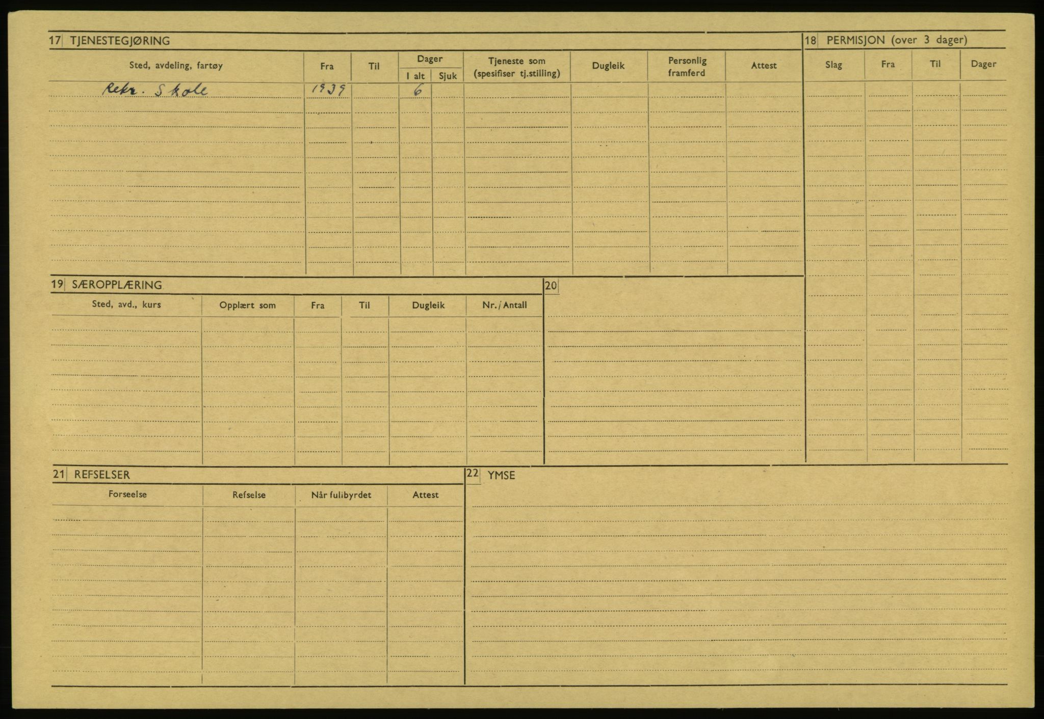 Forsvaret, Troms infanteriregiment nr. 16, AV/RA-RAFA-3146/P/Pa/L0023: Rulleblad for regimentets menige mannskaper, årsklasse 1939, 1939, p. 100