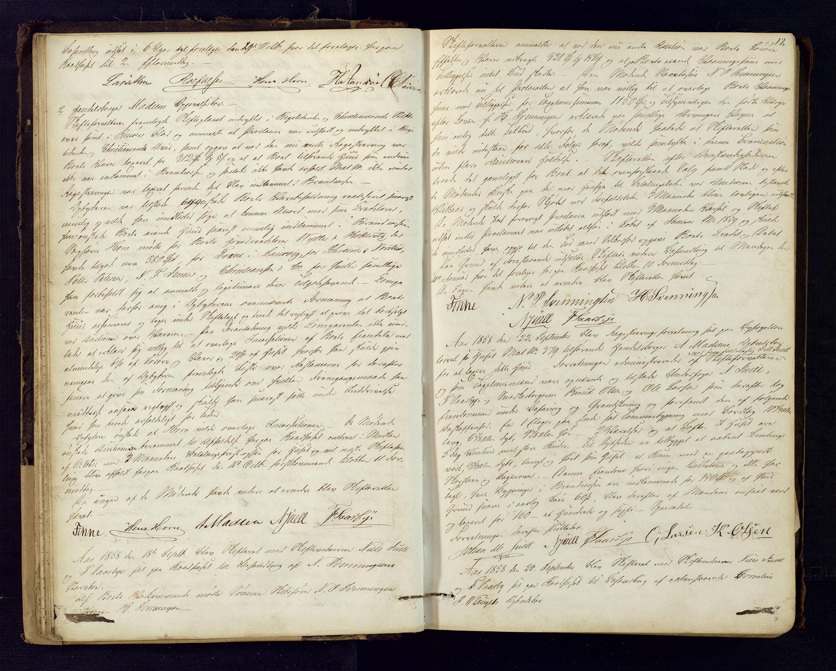 Risør byfogd, AV/SAK-1222-0005/H/Hc/L0002: Skifteprotokoll nr. 2, 1858-1871, p. 12