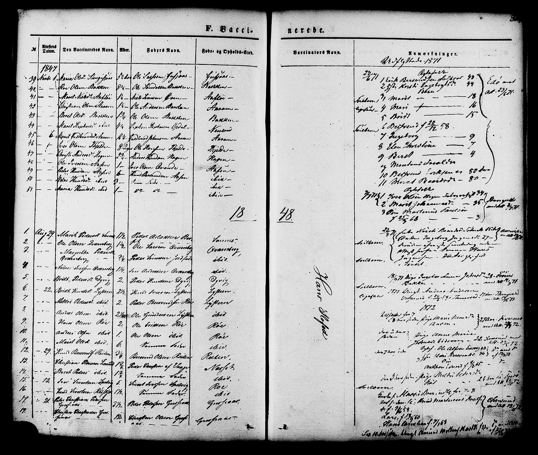 Ministerialprotokoller, klokkerbøker og fødselsregistre - Møre og Romsdal, SAT/A-1454/551/L0625: Parish register (official) no. 551A05, 1846-1879, p. 314