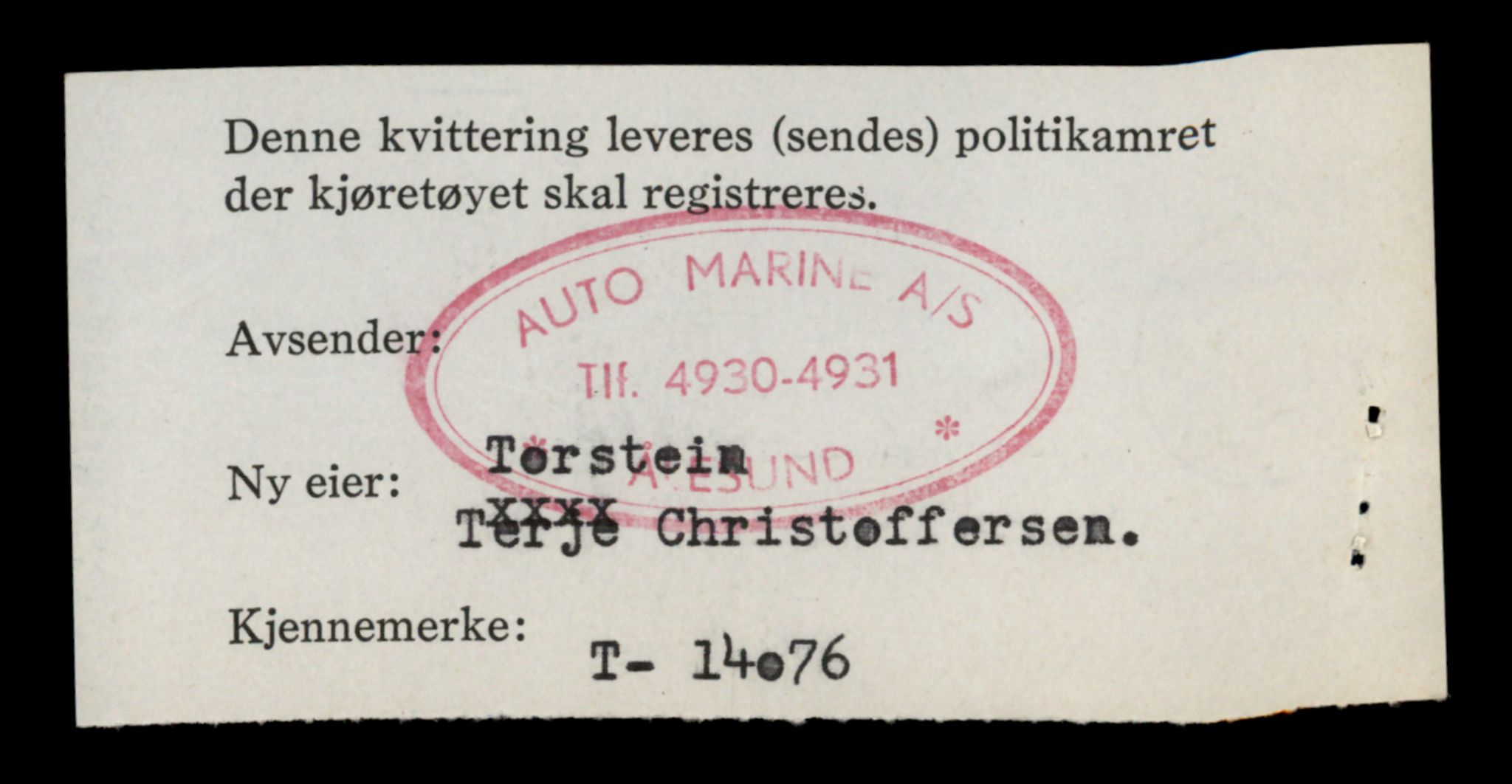 Møre og Romsdal vegkontor - Ålesund trafikkstasjon, AV/SAT-A-4099/F/Fe/L0042: Registreringskort for kjøretøy T 13906 - T 14079, 1927-1998, p. 3118