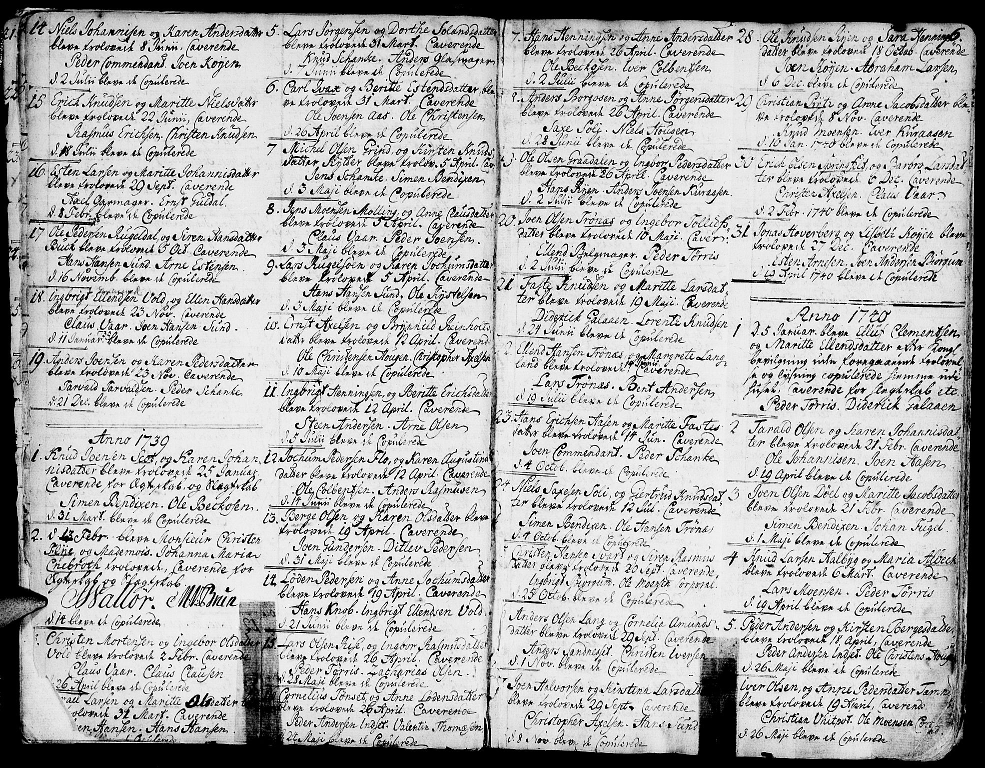 Ministerialprotokoller, klokkerbøker og fødselsregistre - Sør-Trøndelag, SAT/A-1456/681/L0925: Parish register (official) no. 681A03, 1727-1766, p. 6