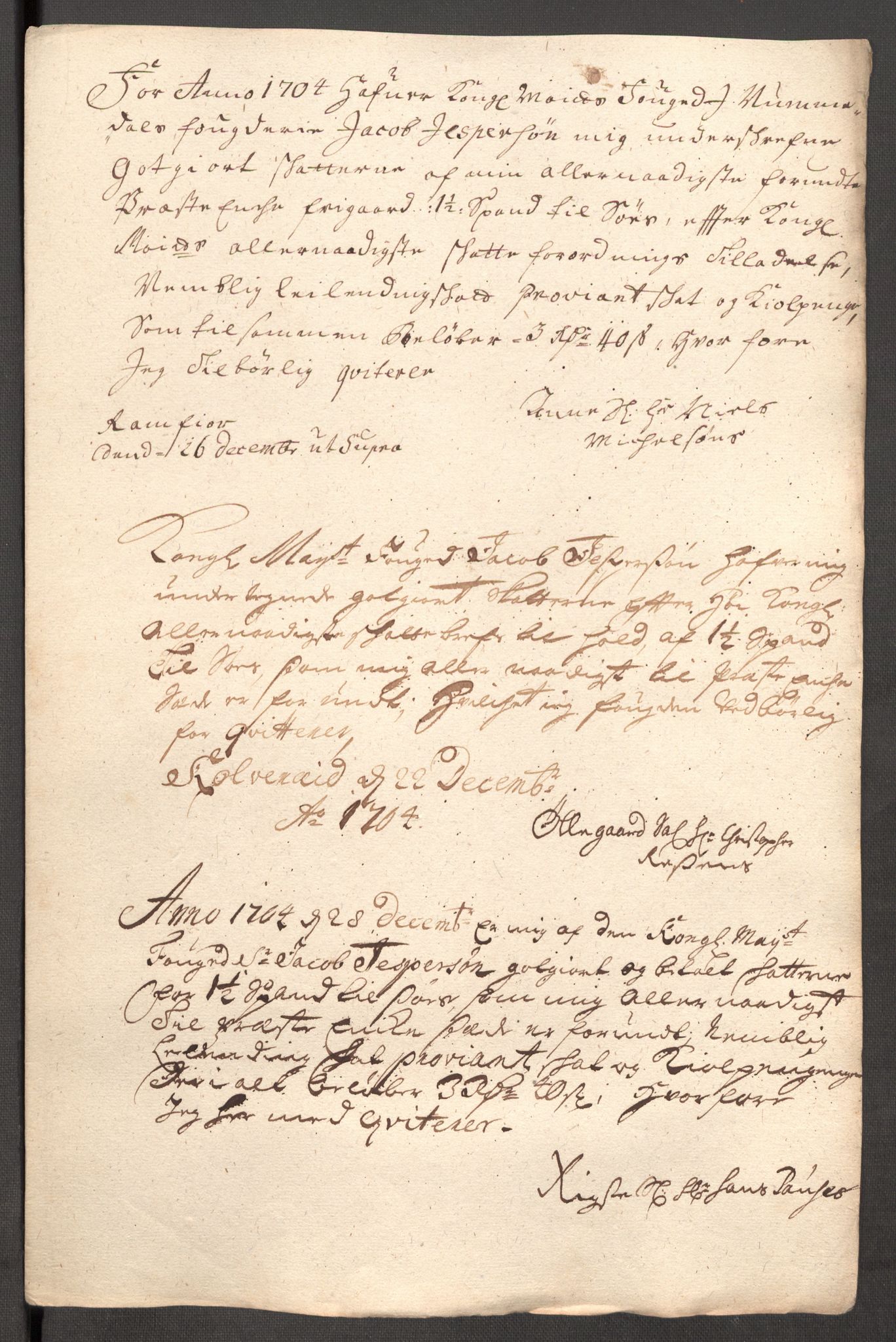 Rentekammeret inntil 1814, Reviderte regnskaper, Fogderegnskap, RA/EA-4092/R64/L4428: Fogderegnskap Namdal, 1703-1704, p. 367