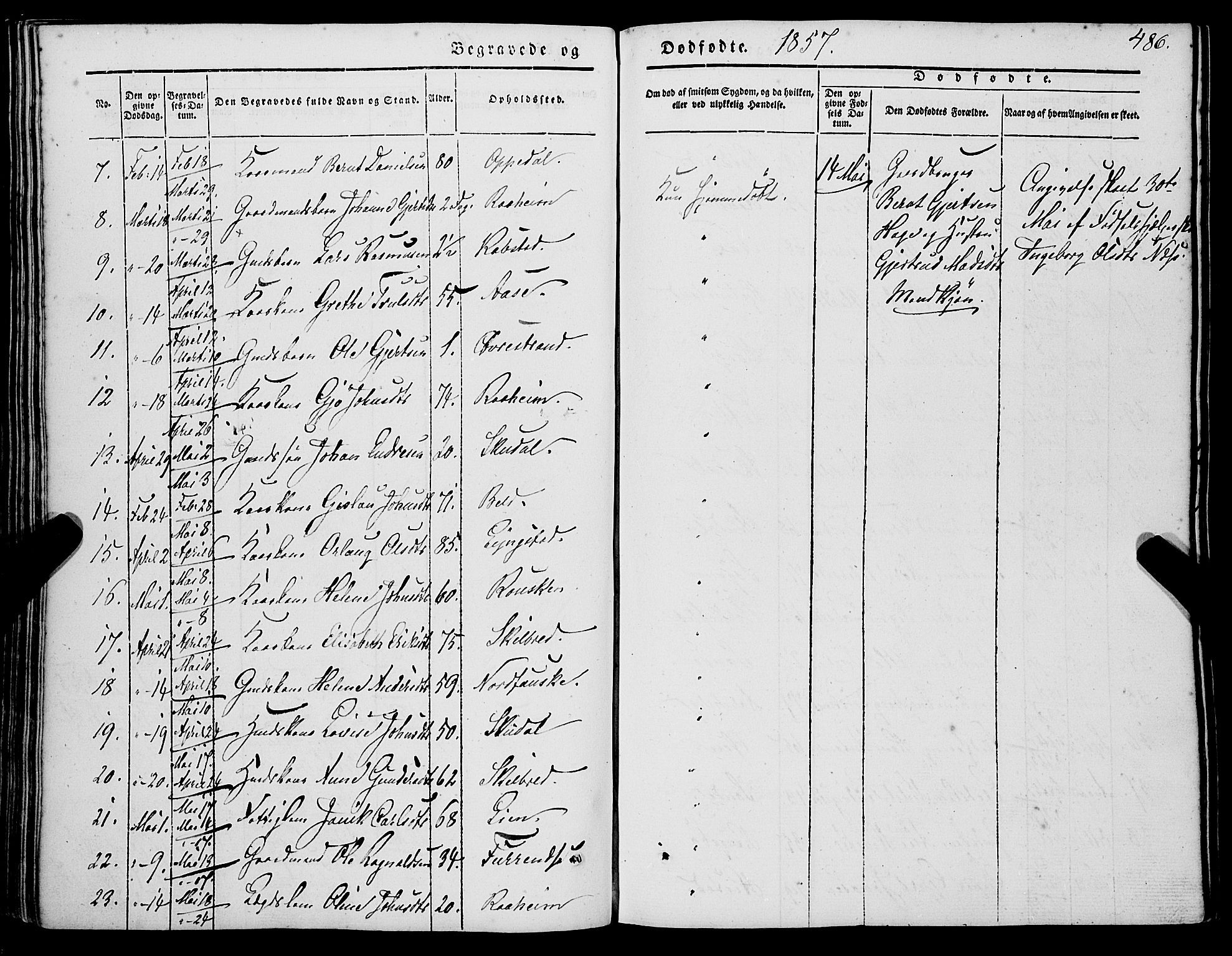 Gaular sokneprestembete, SAB/A-80001/H/Haa: Parish register (official) no. A 4II, 1841-1859, p. 486