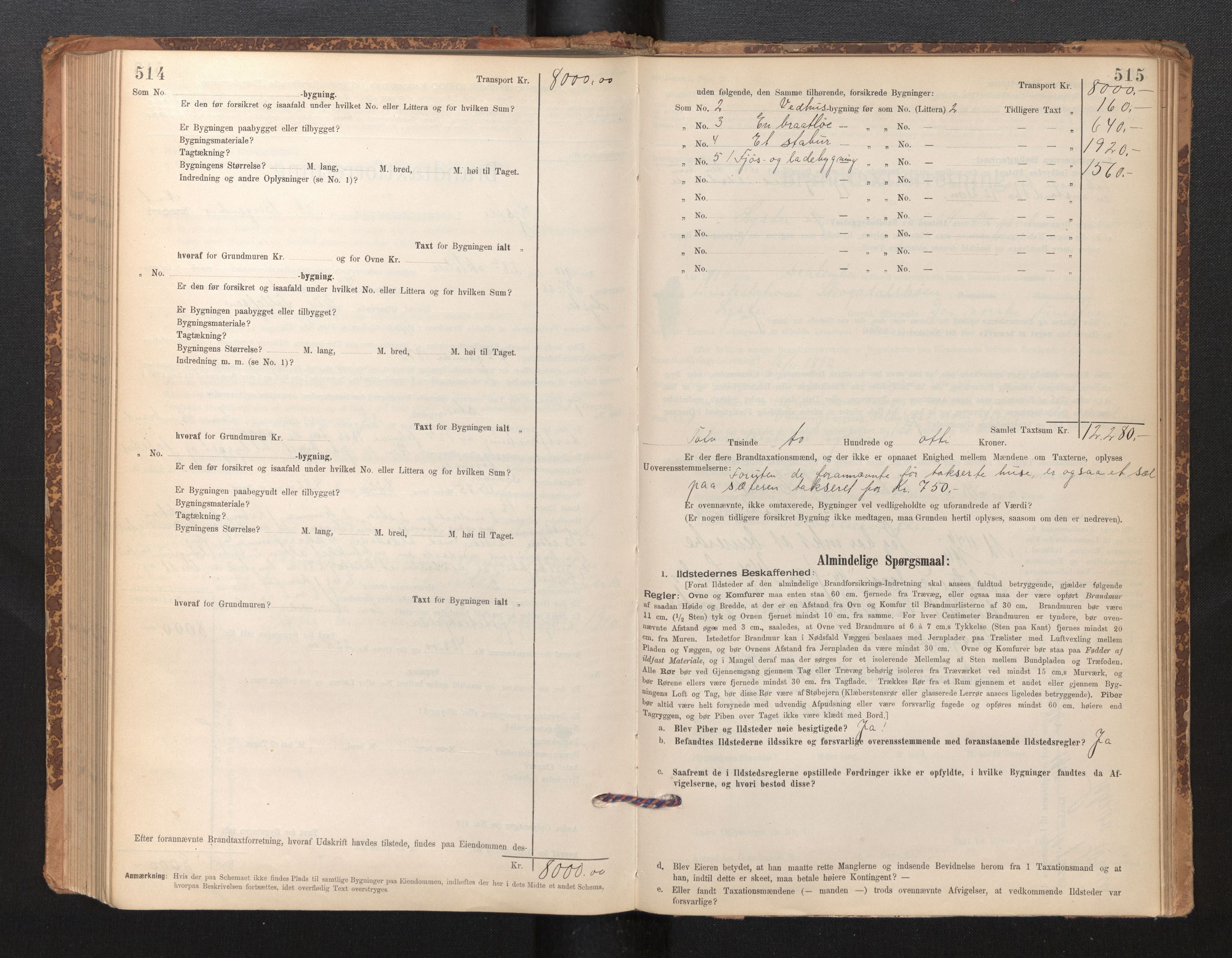 Lensmannen i Luster, AV/SAB-A-29301/0012/L0007: Branntakstprotokoll, skjematakst, 1895-1935, p. 514-515