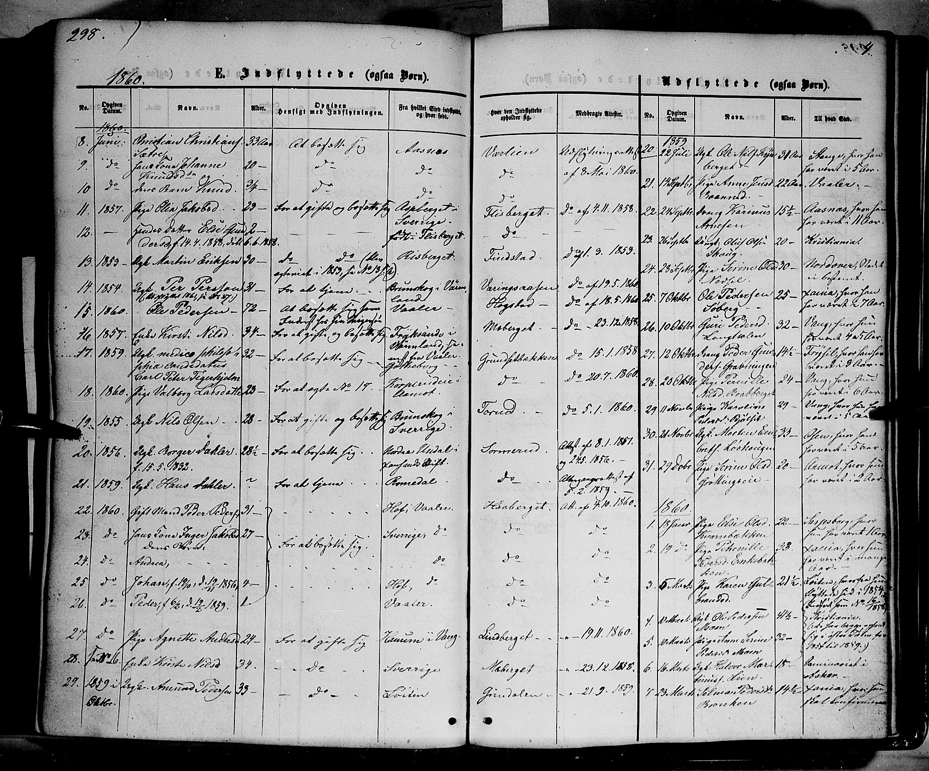 Elverum prestekontor, AV/SAH-PREST-044/H/Ha/Haa/L0010: Parish register (official) no. 10, 1857-1868, p. 298