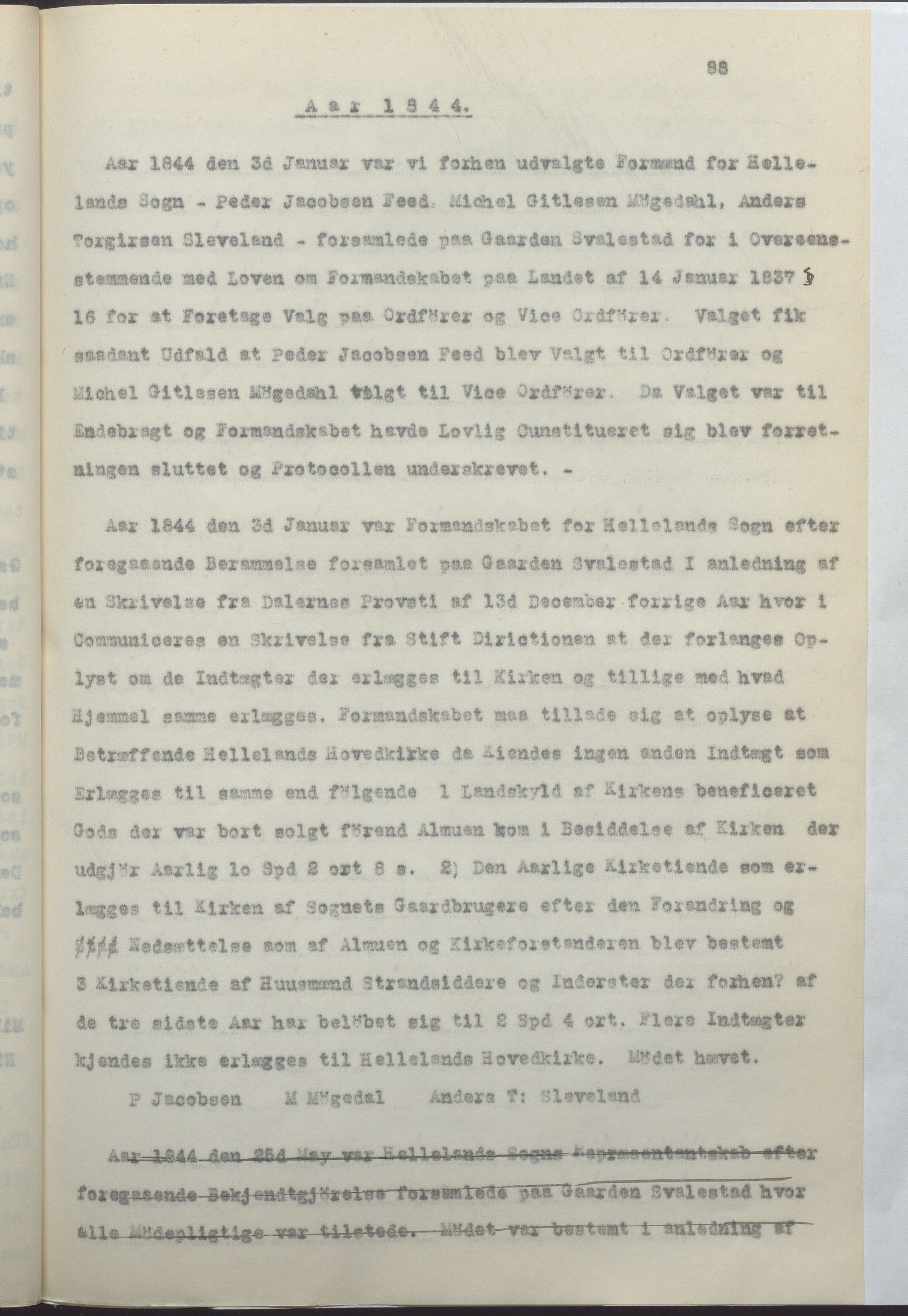 Helleland kommune - Formannskapet, IKAR/K-100479/A/Ab/L0001: Avskrift av møtebok, 1837-1866, p. 88