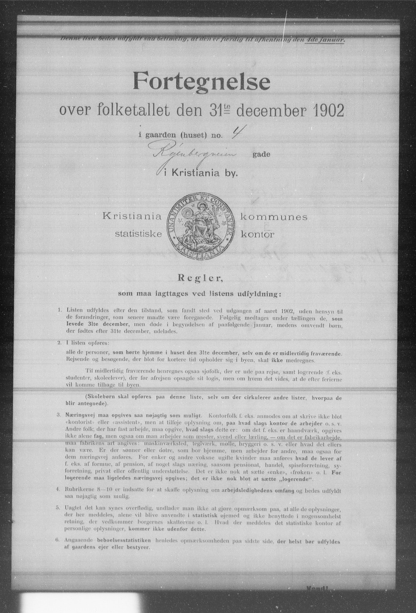 OBA, Municipal Census 1902 for Kristiania, 1902, p. 16234