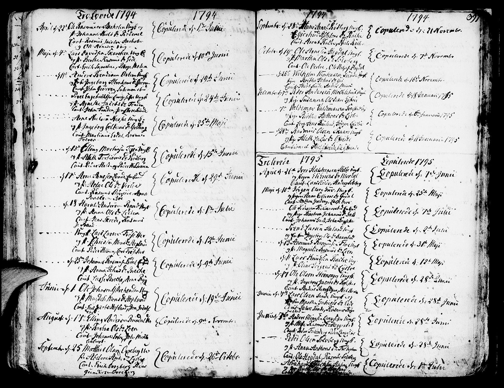 Innvik sokneprestembete, SAB/A-80501: Parish register (official) no. A 1, 1750-1816, p. 397