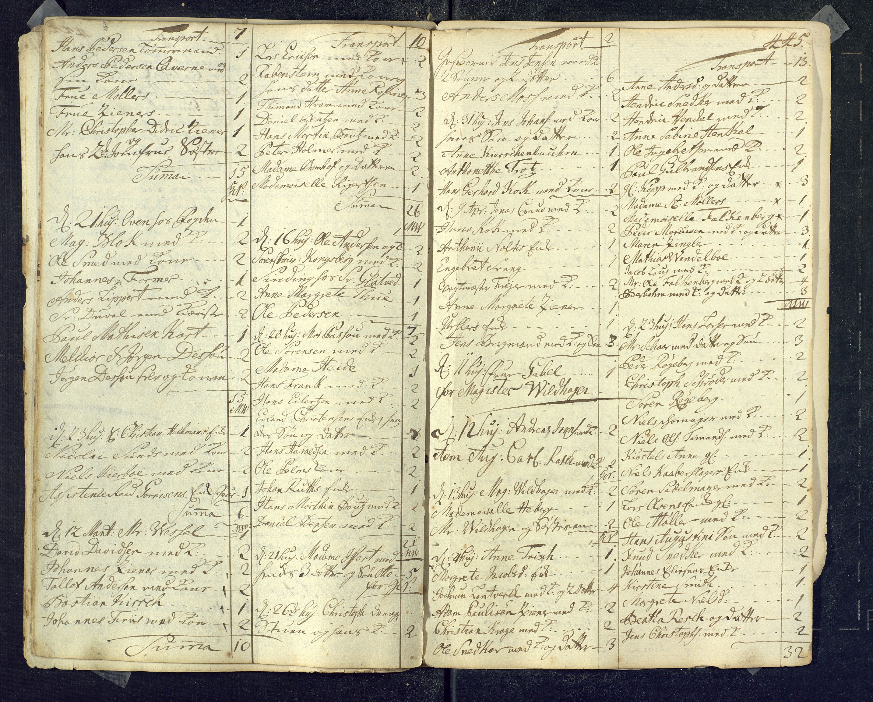 Kongsberg kirkebøker, AV/SAKO-A-22/M/Ma/L0001: Communicants register no. 1, 1731-1739, p. 445