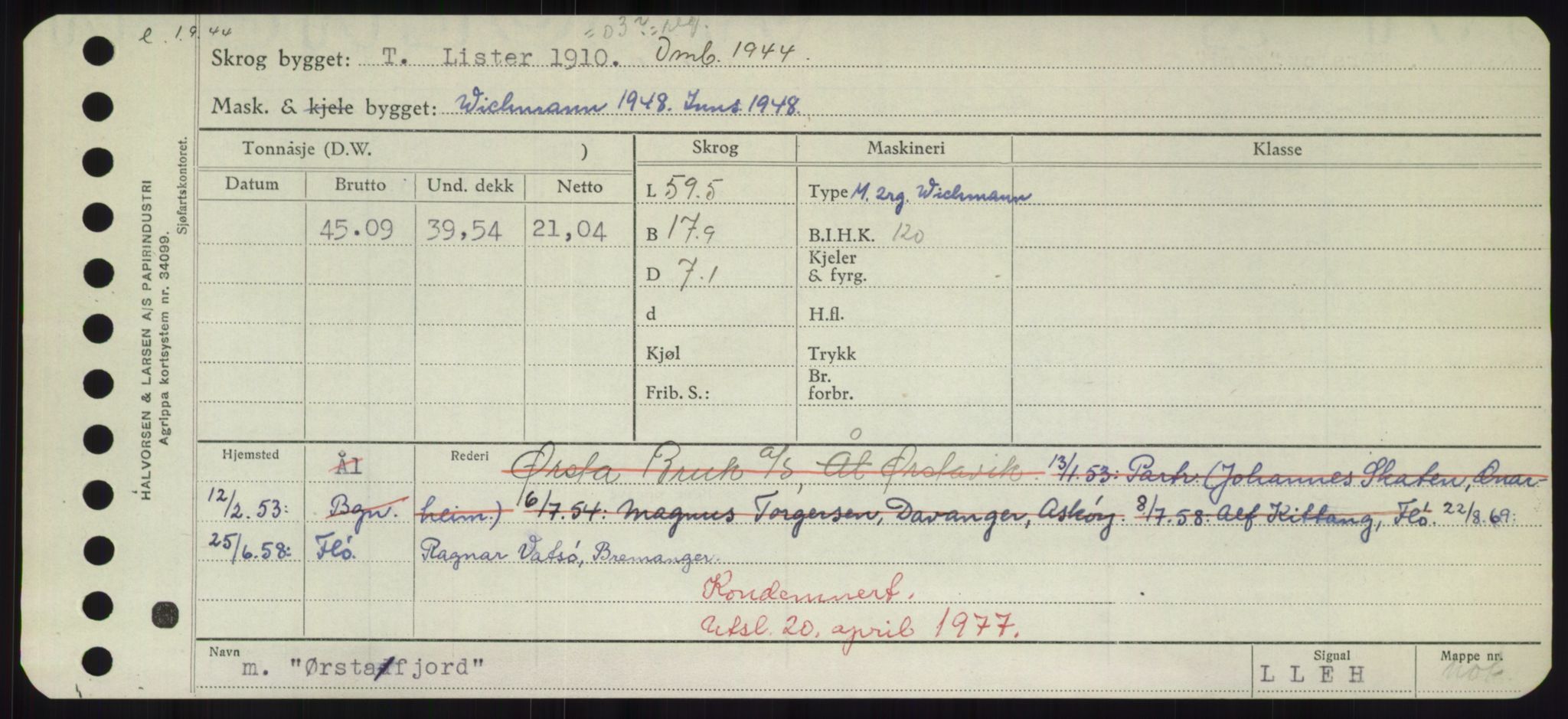 Sjøfartsdirektoratet med forløpere, Skipsmålingen, RA/S-1627/H/Hd/L0041: Fartøy, Vi-Ås, p. 551