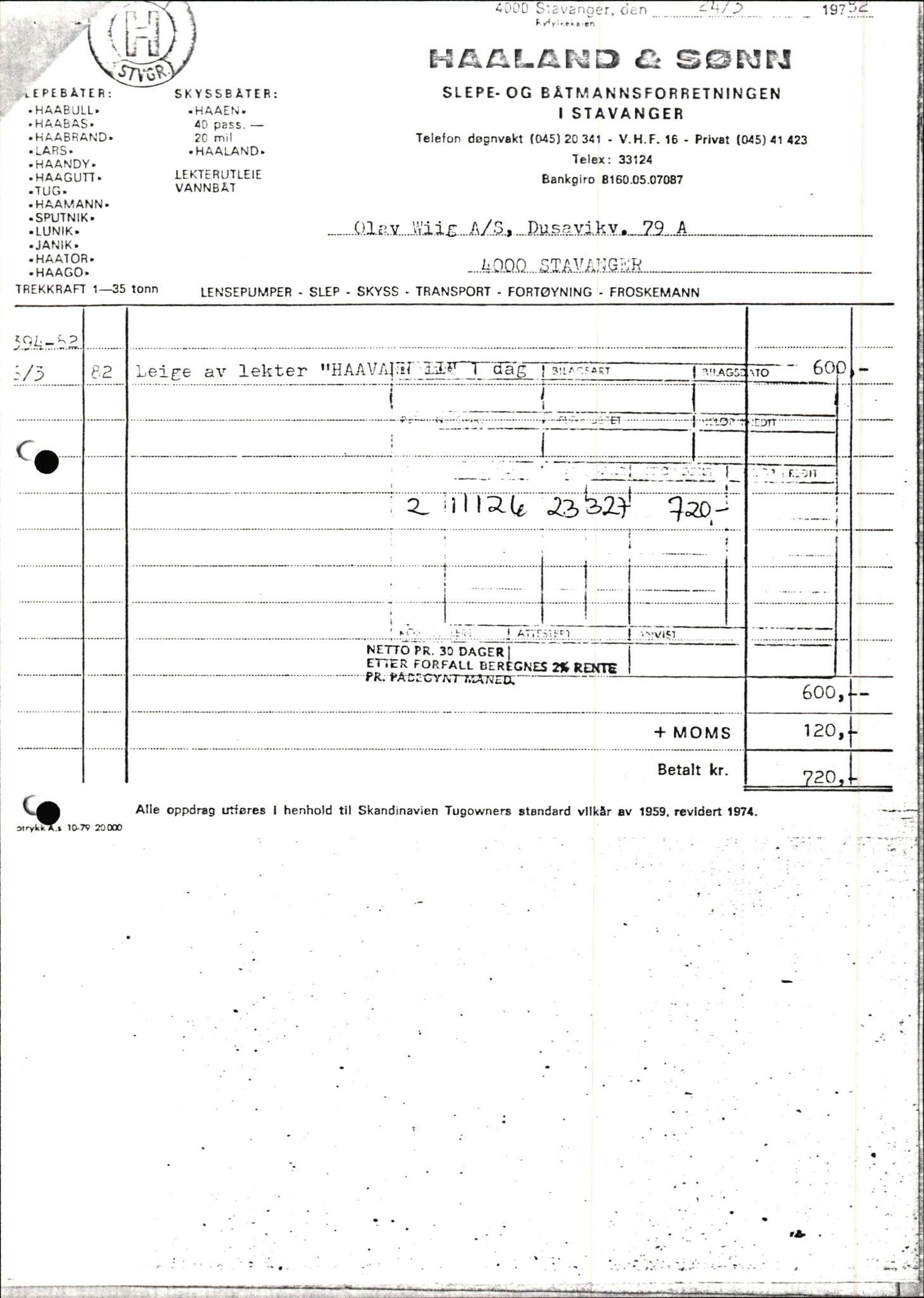 Pa 1503 - Stavanger Drilling AS, AV/SAST-A-101906/2/E/Ec/Eca/L0010: Forsikring, 1976-1983