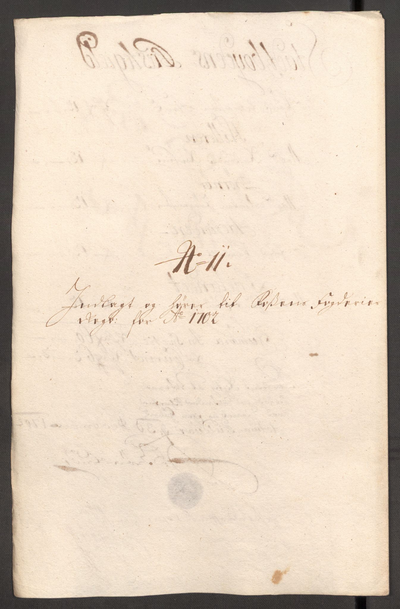 Rentekammeret inntil 1814, Reviderte regnskaper, Fogderegnskap, RA/EA-4092/R57/L3855: Fogderegnskap Fosen, 1702-1703, p. 138
