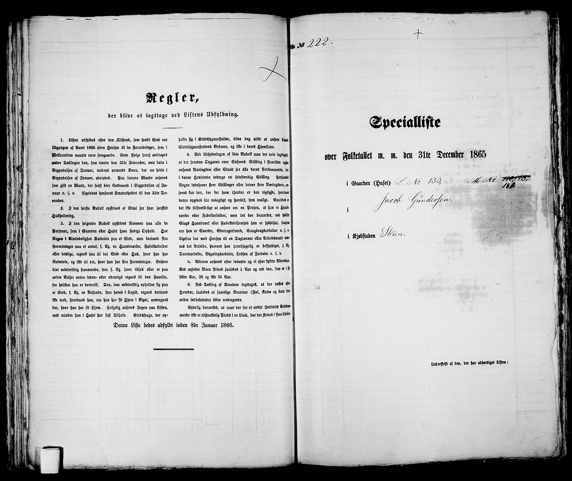 RA, 1865 census for Skien, 1865, p. 459