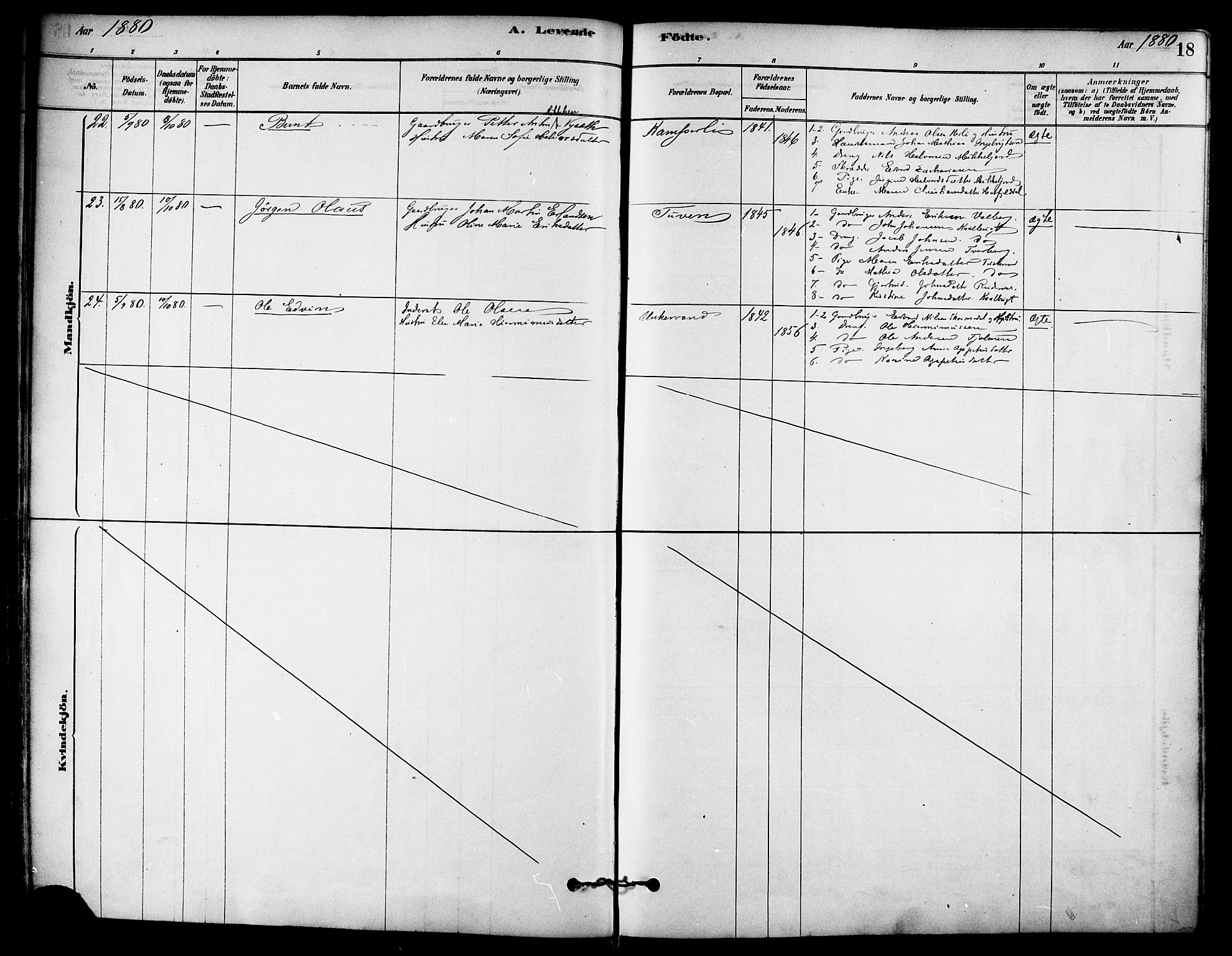 Ministerialprotokoller, klokkerbøker og fødselsregistre - Nordland, AV/SAT-A-1459/823/L0325: Parish register (official) no. 823A02, 1878-1898, p. 18