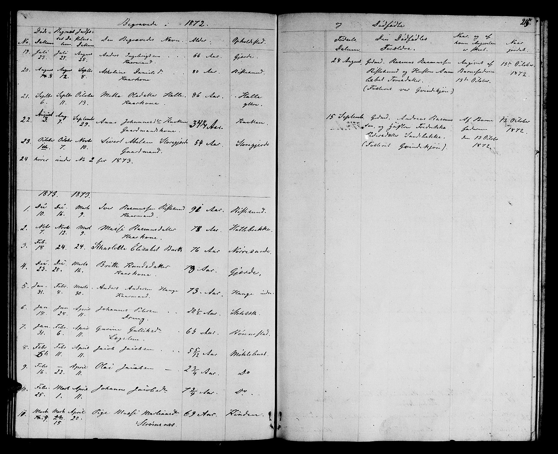 Ministerialprotokoller, klokkerbøker og fødselsregistre - Møre og Romsdal, AV/SAT-A-1454/503/L0047: Parish register (copy) no. 503C02, 1854-1884, p. 215