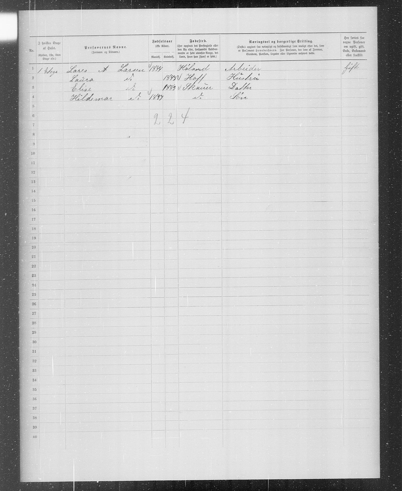 OBA, Municipal Census 1899 for Kristiania, 1899, p. 863