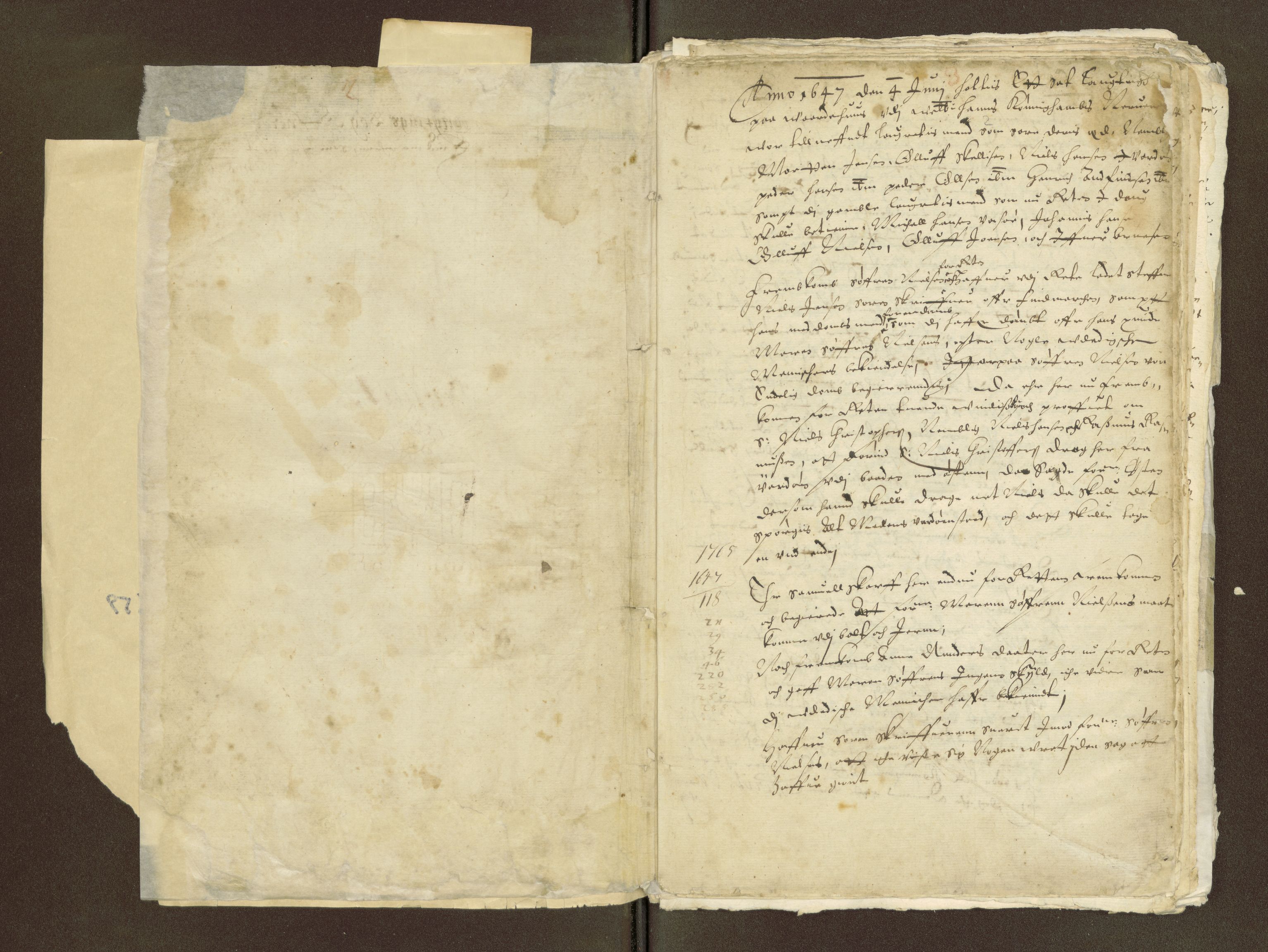 Nordland og Finnmarks lagstol, AV/SAT-A-5608/X/L0001: Lagtingsprotokoll , 1647-1668, p. 2-3