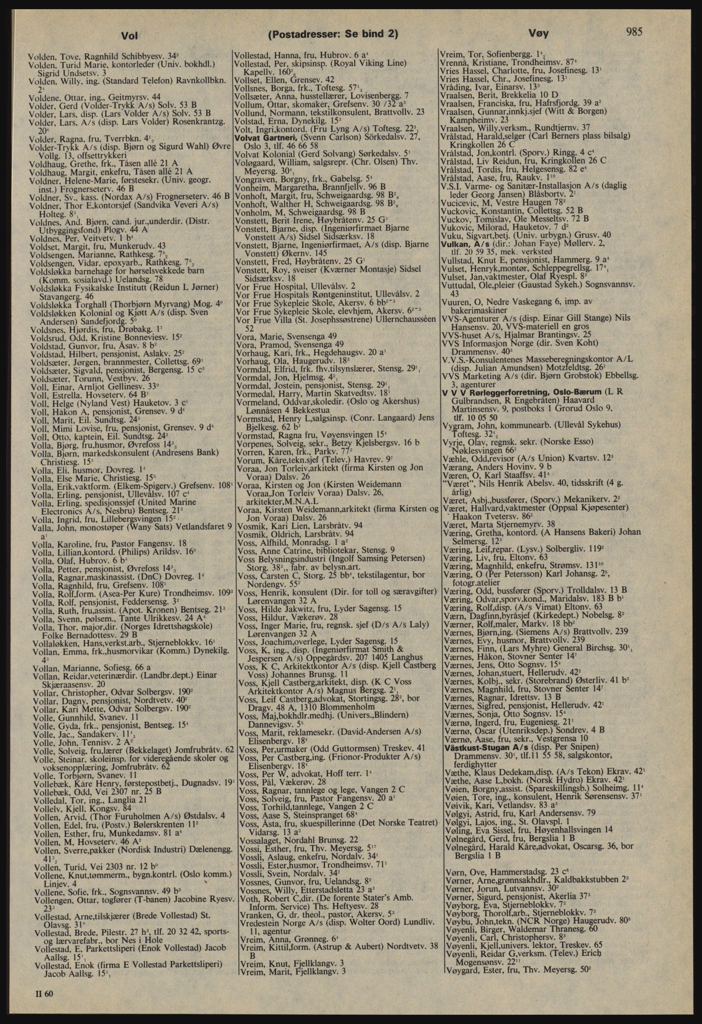 Kristiania/Oslo adressebok, PUBL/-, 1978-1979, p. 985