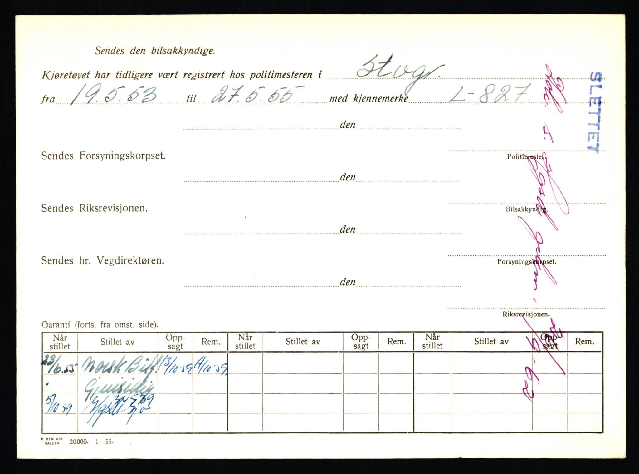 Stavanger trafikkstasjon, AV/SAST-A-101942/0/F/L0018: L-10000 - L-10499, 1930-1971, p. 970