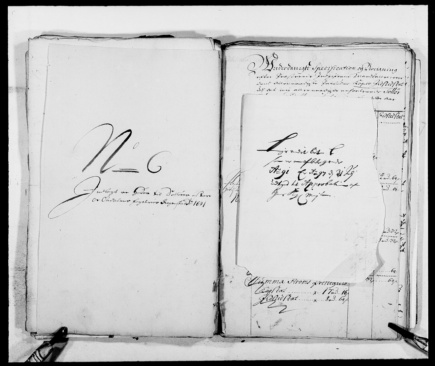 Rentekammeret inntil 1814, Reviderte regnskaper, Fogderegnskap, RA/EA-4092/R13/L0829: Fogderegnskap Solør, Odal og Østerdal, 1691, p. 340