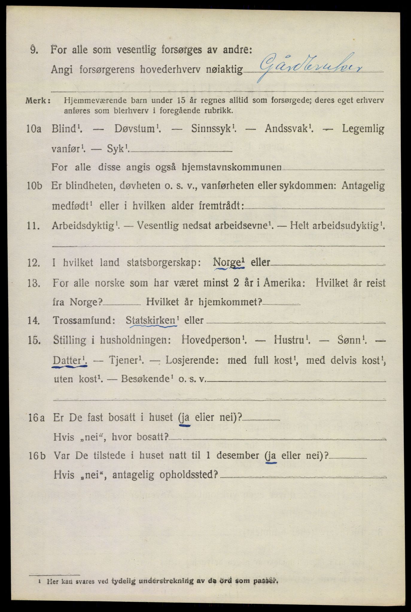 SAKO, 1920 census for Andebu, 1920, p. 5729