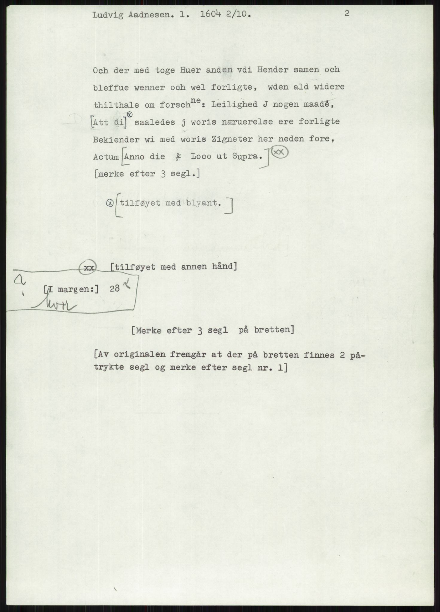 Samlinger til kildeutgivelse, Diplomavskriftsamlingen, AV/RA-EA-4053/H/Ha, p. 46