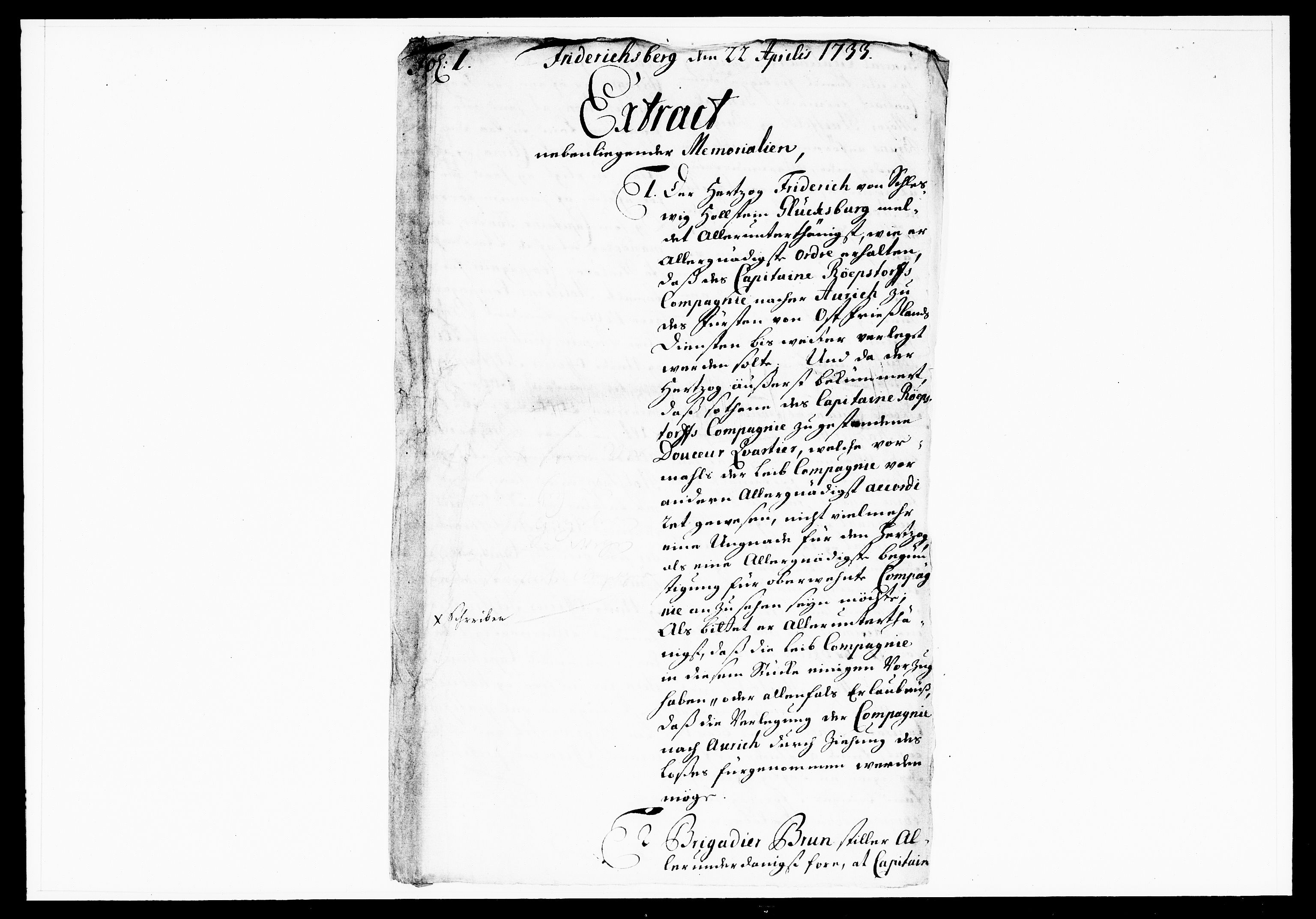Krigskollegiet, Krigskancelliet, DRA/A-0006/-/1108-1113: Refererede sager, 1733, p. 102