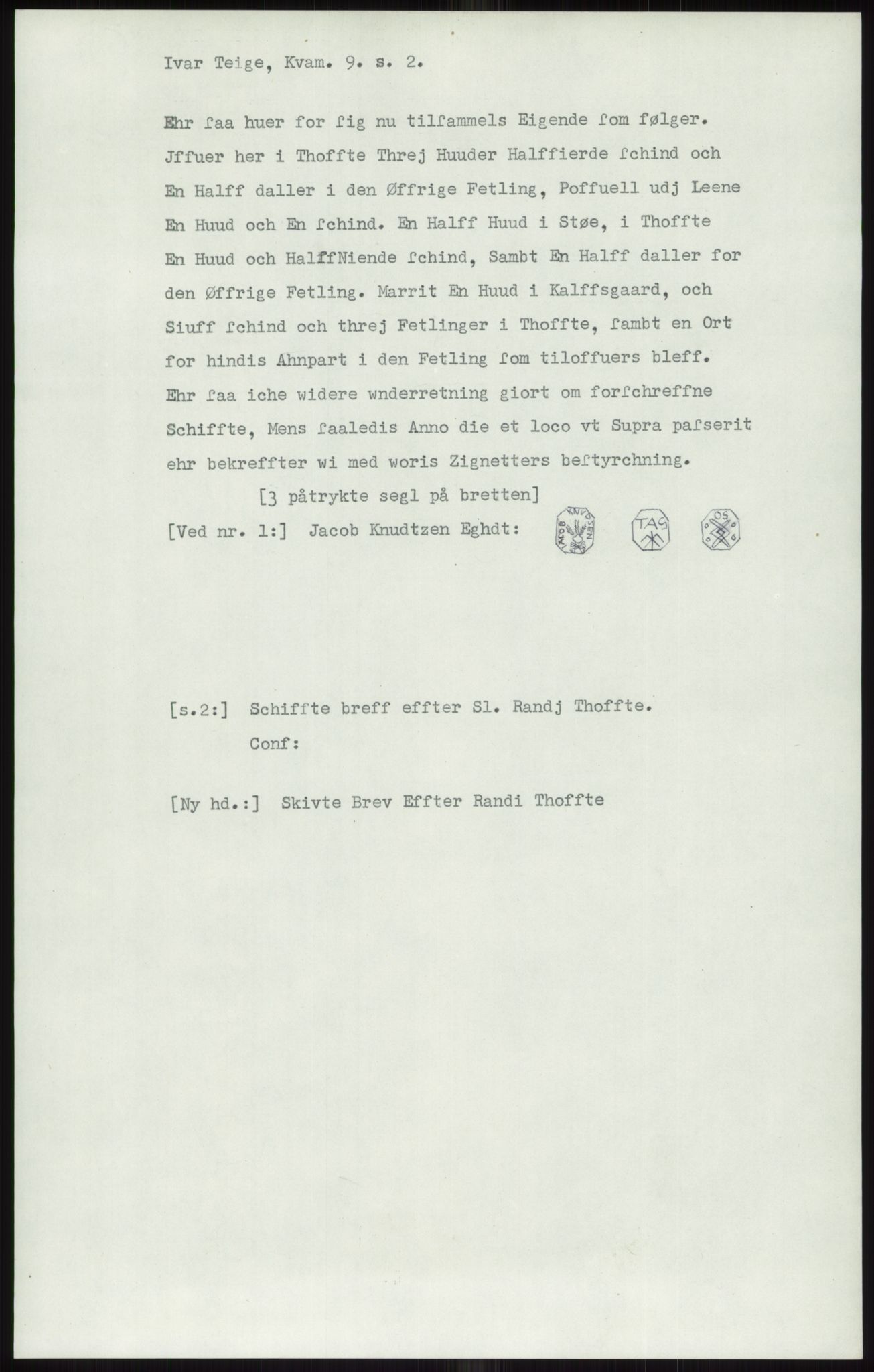 Samlinger til kildeutgivelse, Diplomavskriftsamlingen, AV/RA-EA-4053/H/Ha, p. 220