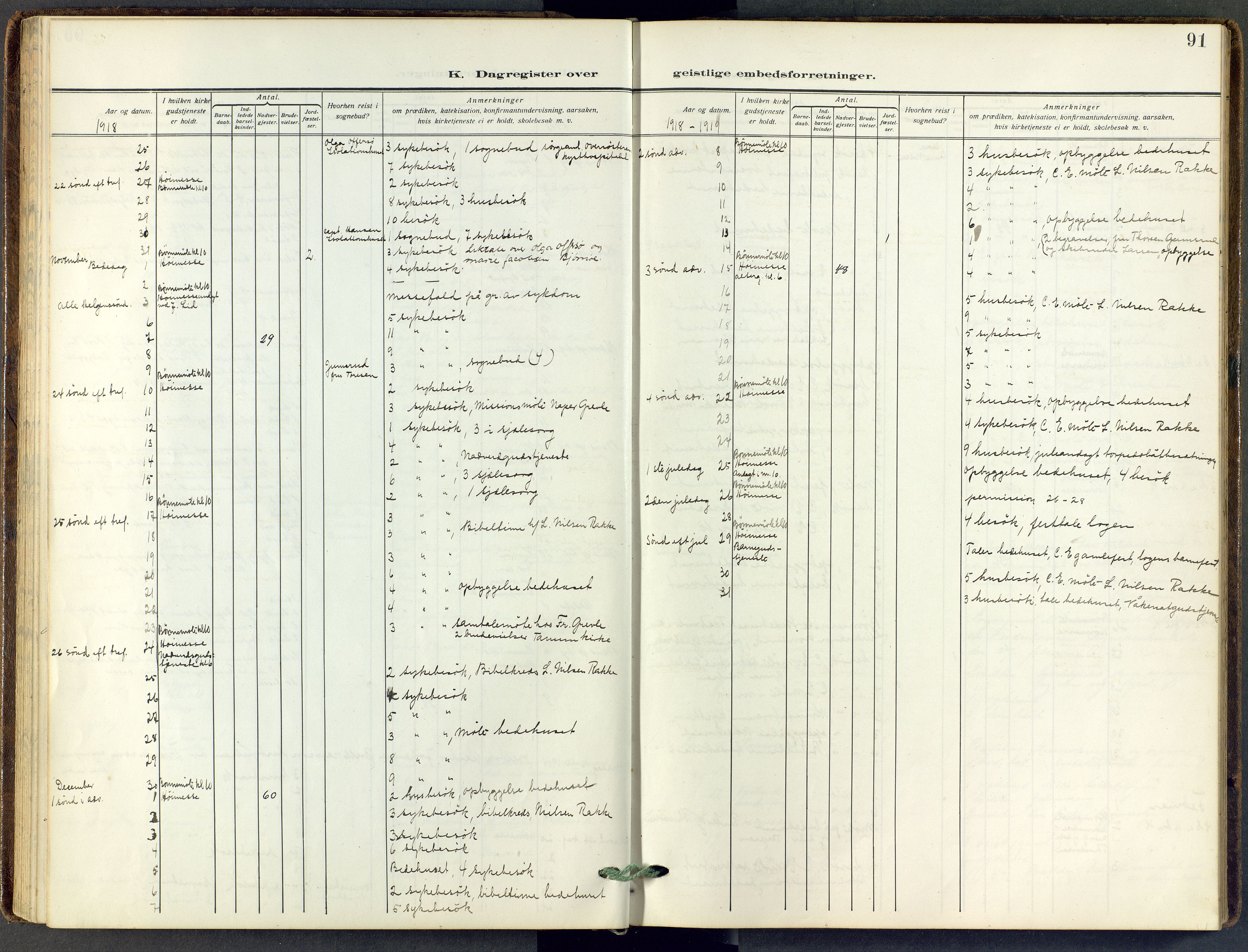 Stavern kirkebøker, AV/SAKO-A-318/F/Fa/L0010: Parish register (official) no. 10, 1916-1967, p. 91