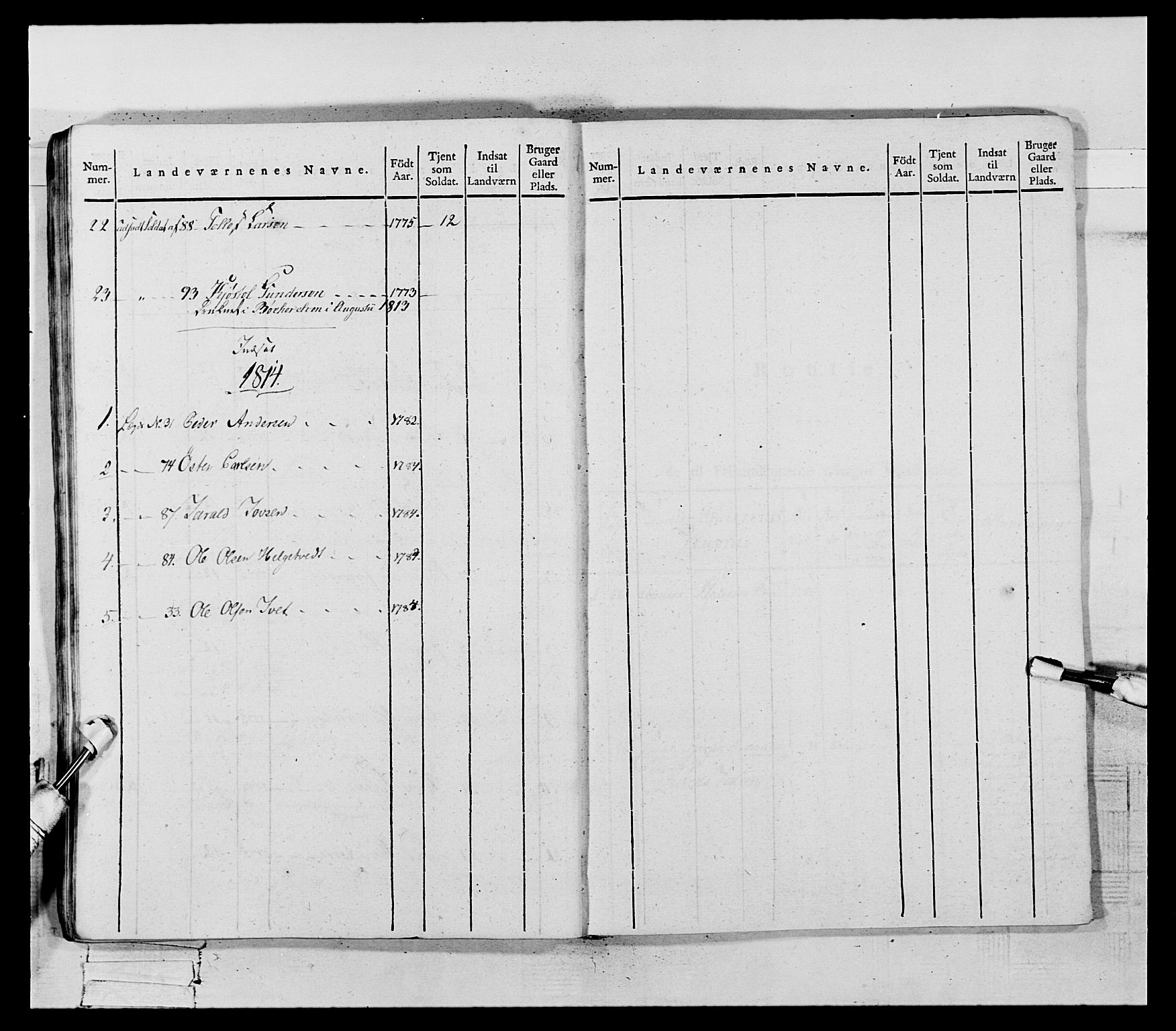 Generalitets- og kommissariatskollegiet, Det kongelige norske kommissariatskollegium, AV/RA-EA-5420/E/Eh/L0118: Telemarkske nasjonale infanteriregiment, 1814, p. 42