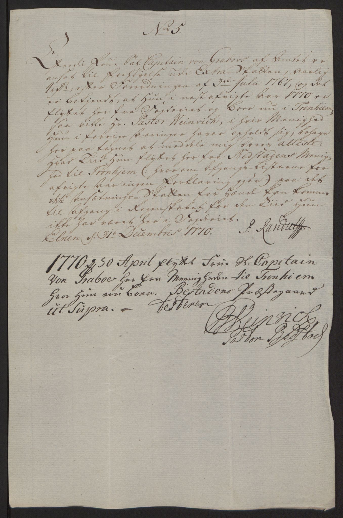 Rentekammeret inntil 1814, Reviderte regnskaper, Fogderegnskap, RA/EA-4092/R63/L4420: Ekstraskatten Inderøy, 1762-1772, p. 395