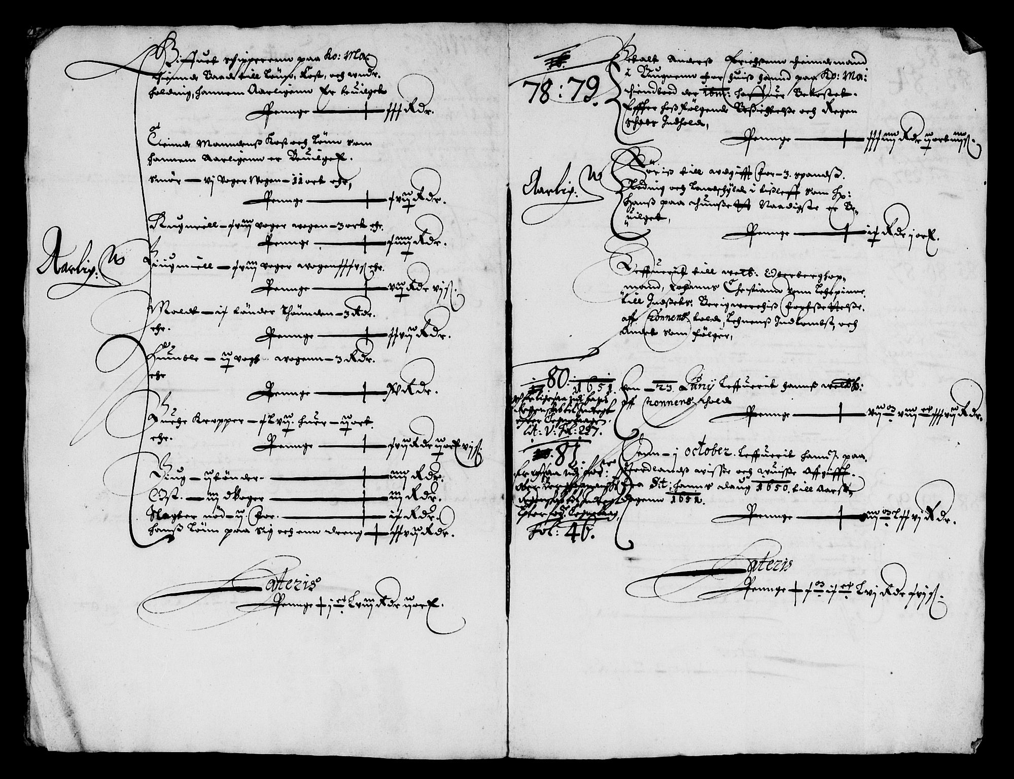 Rentekammeret inntil 1814, Reviderte regnskaper, Lensregnskaper, RA/EA-5023/R/Rb/Rbw/L0102: Trondheim len, 1650-1652