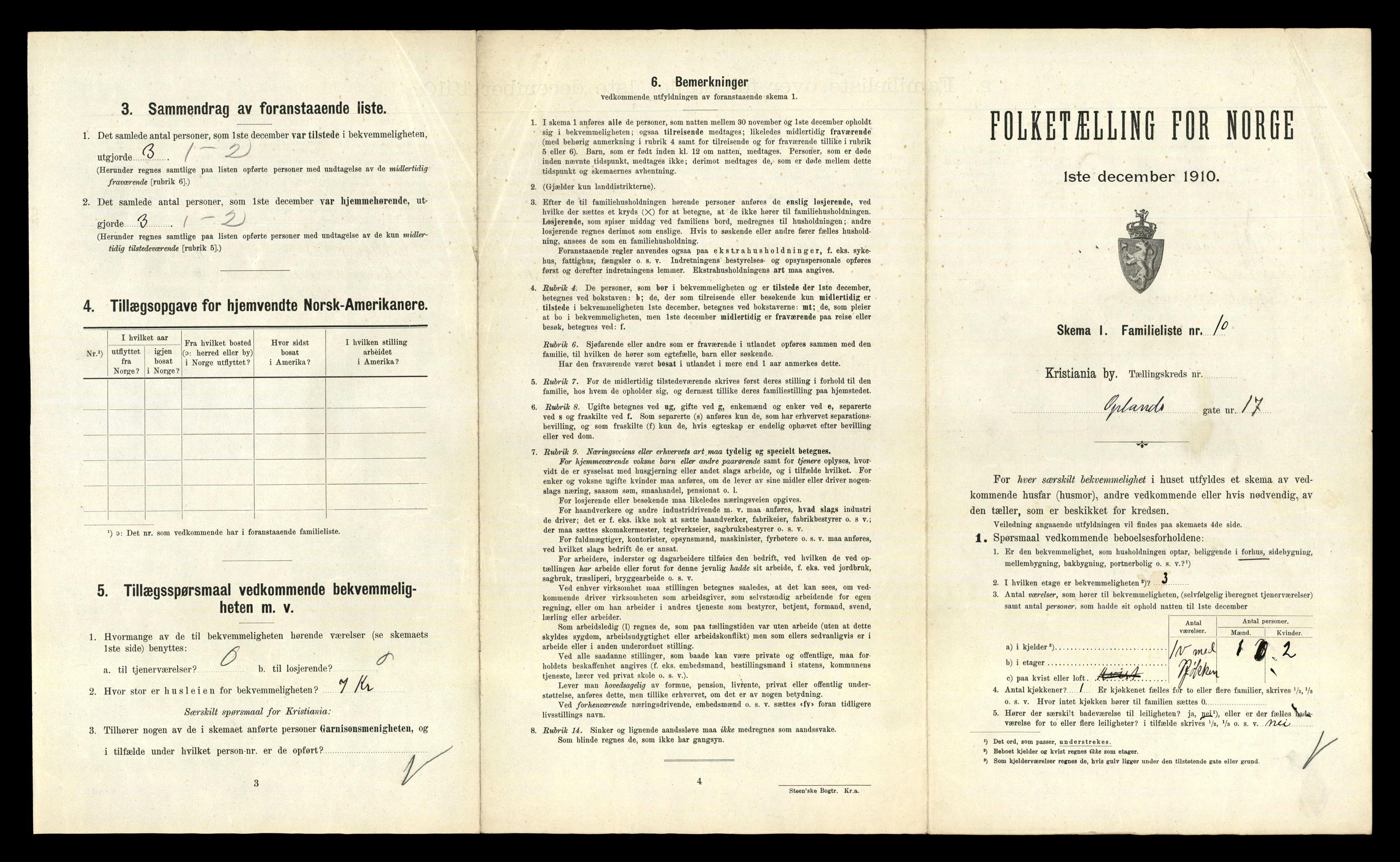 RA, 1910 census for Kristiania, 1910, p. 73137