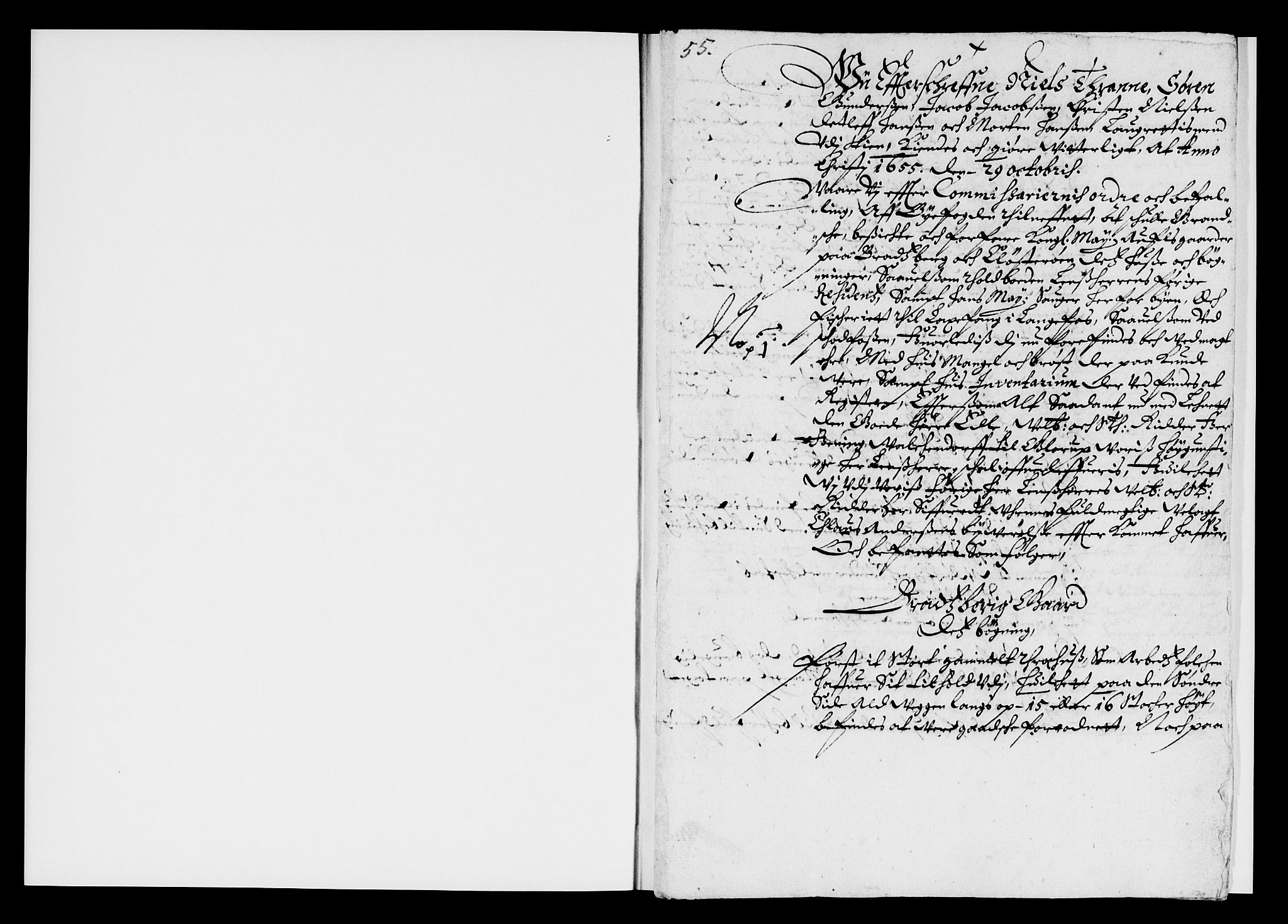 Rentekammeret inntil 1814, Reviderte regnskaper, Lensregnskaper, AV/RA-EA-5023/R/Rb/Rbp/L0041: Bratsberg len, 1654-1656