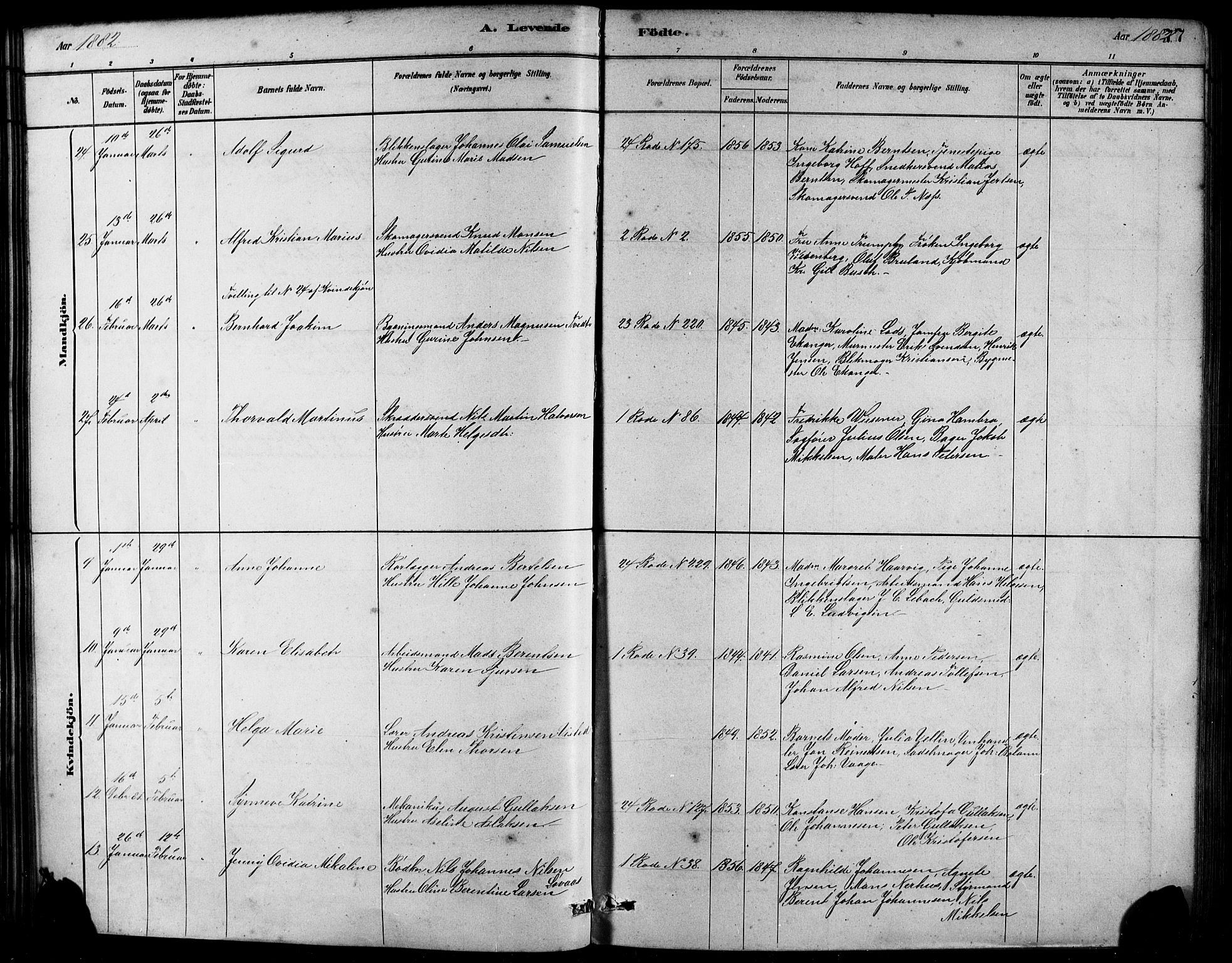 Sandviken Sokneprestembete, AV/SAB-A-77601/H/Hb/L0001: Parish register (copy) no. A 2, 1879-1892, p. 77